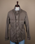 Faded Olive Cotton Field Jacket