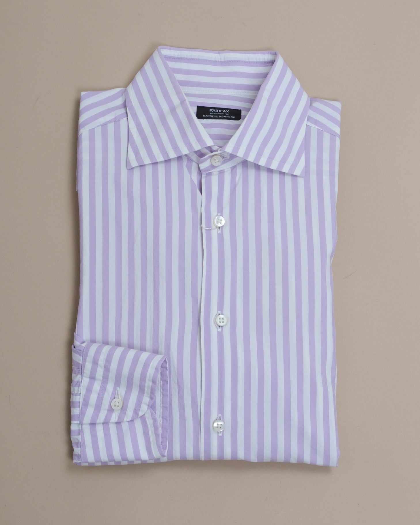 Purple Bengal Striped Cotton & Silk Shirt