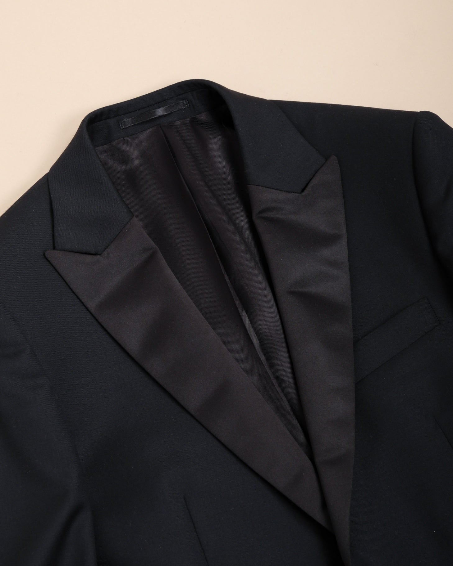 Black Super 120's Wool Tuxedo