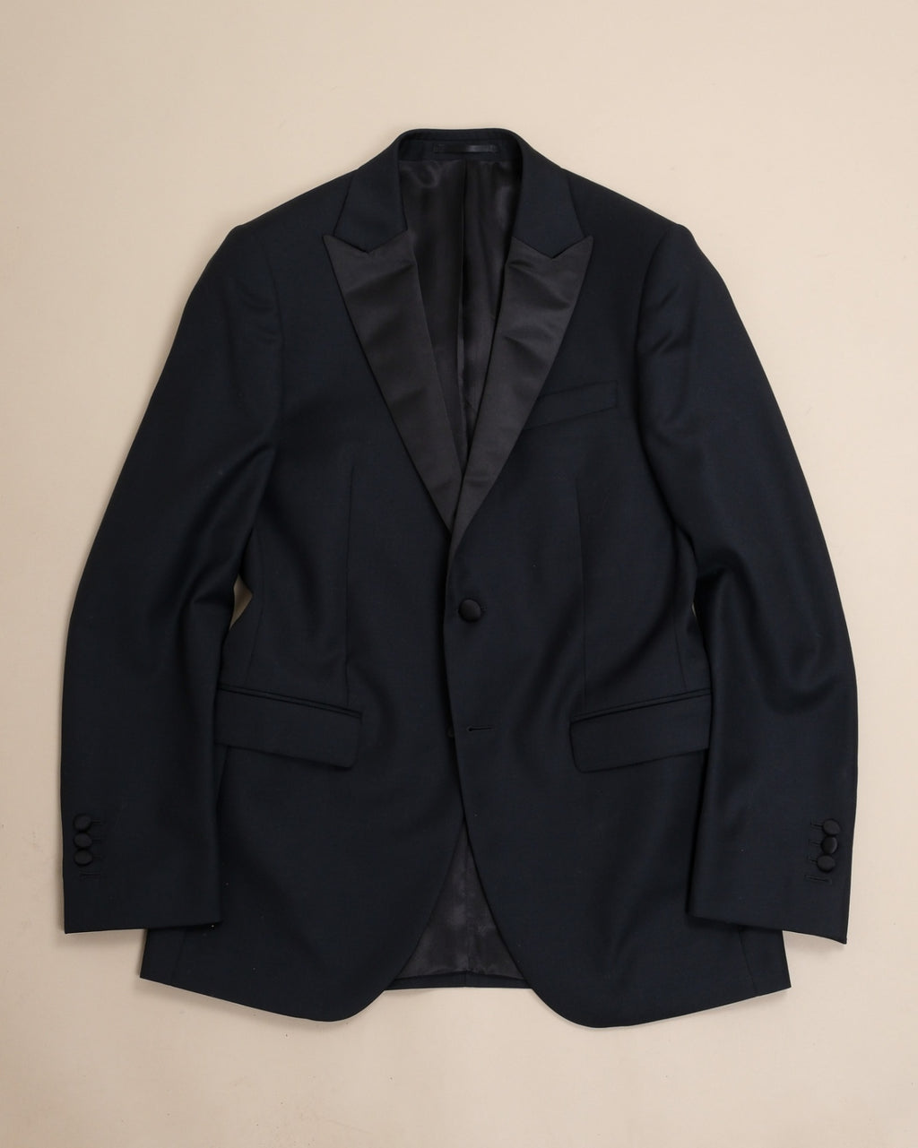 Black Super 120's Wool Tuxedo
