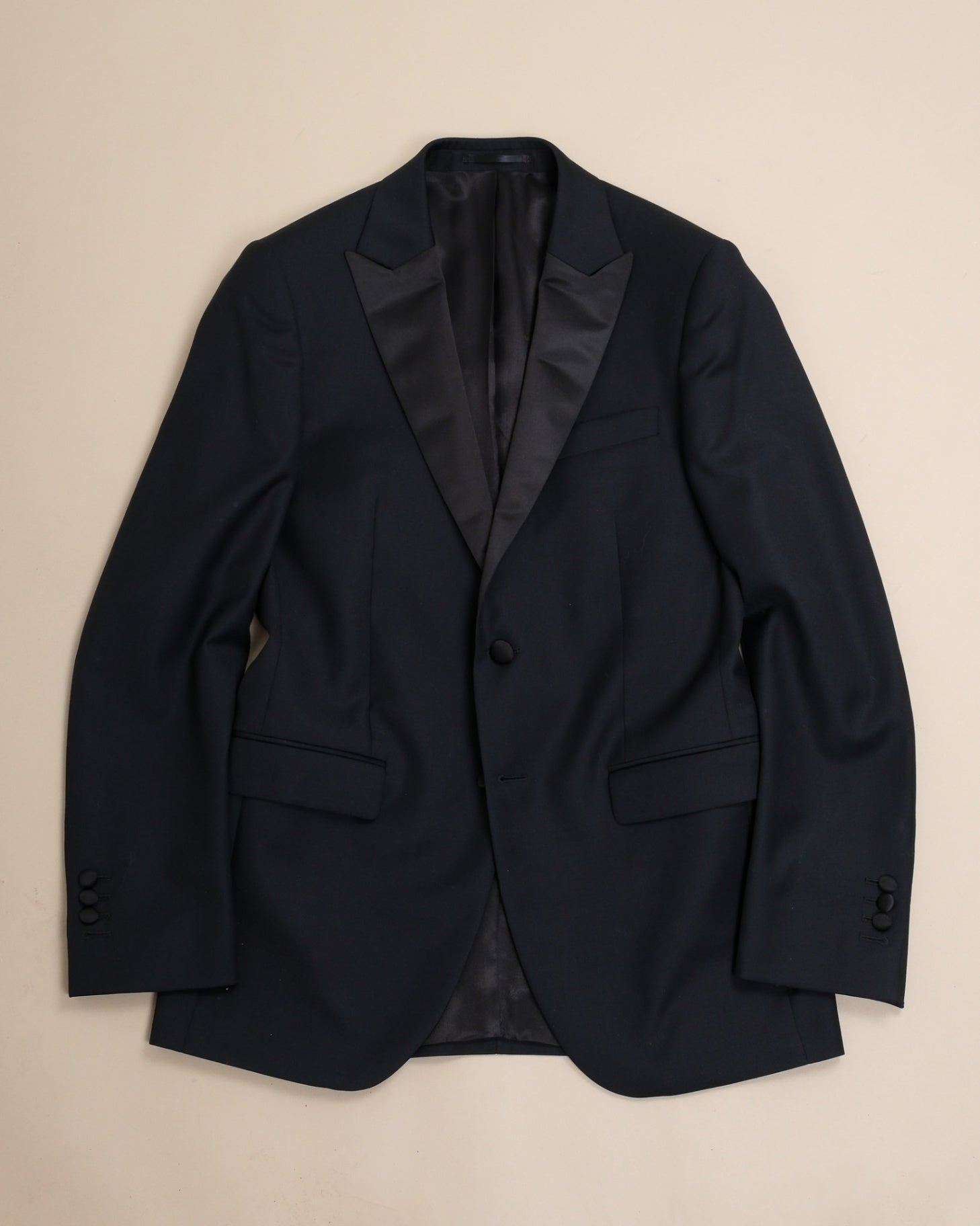 Black Super 120's Wool Tuxedo