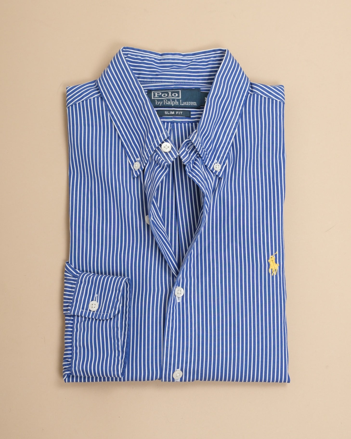 Blue/White Striped BD. Poplin Shirt