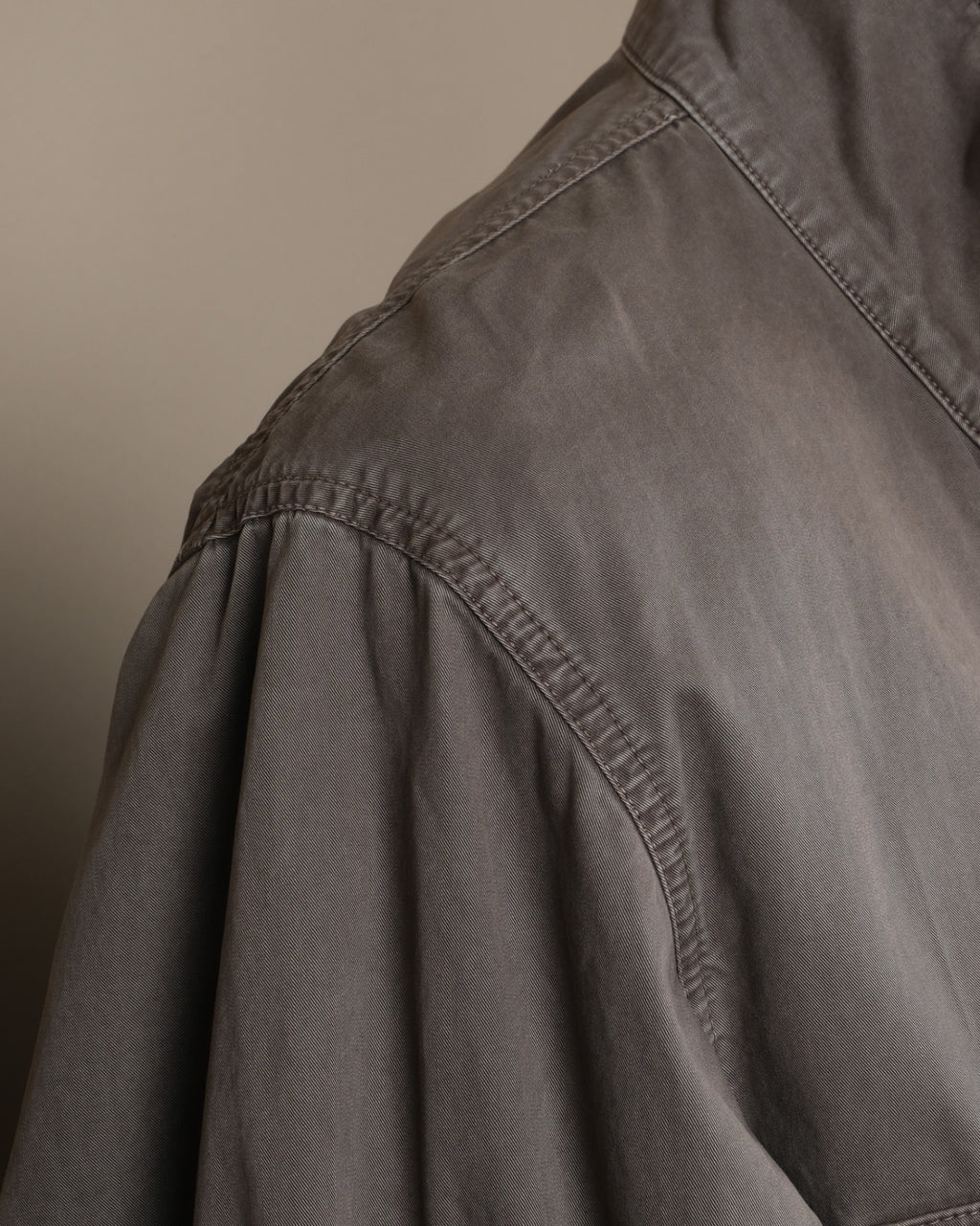 Faded Olive Cotton Field Jacket