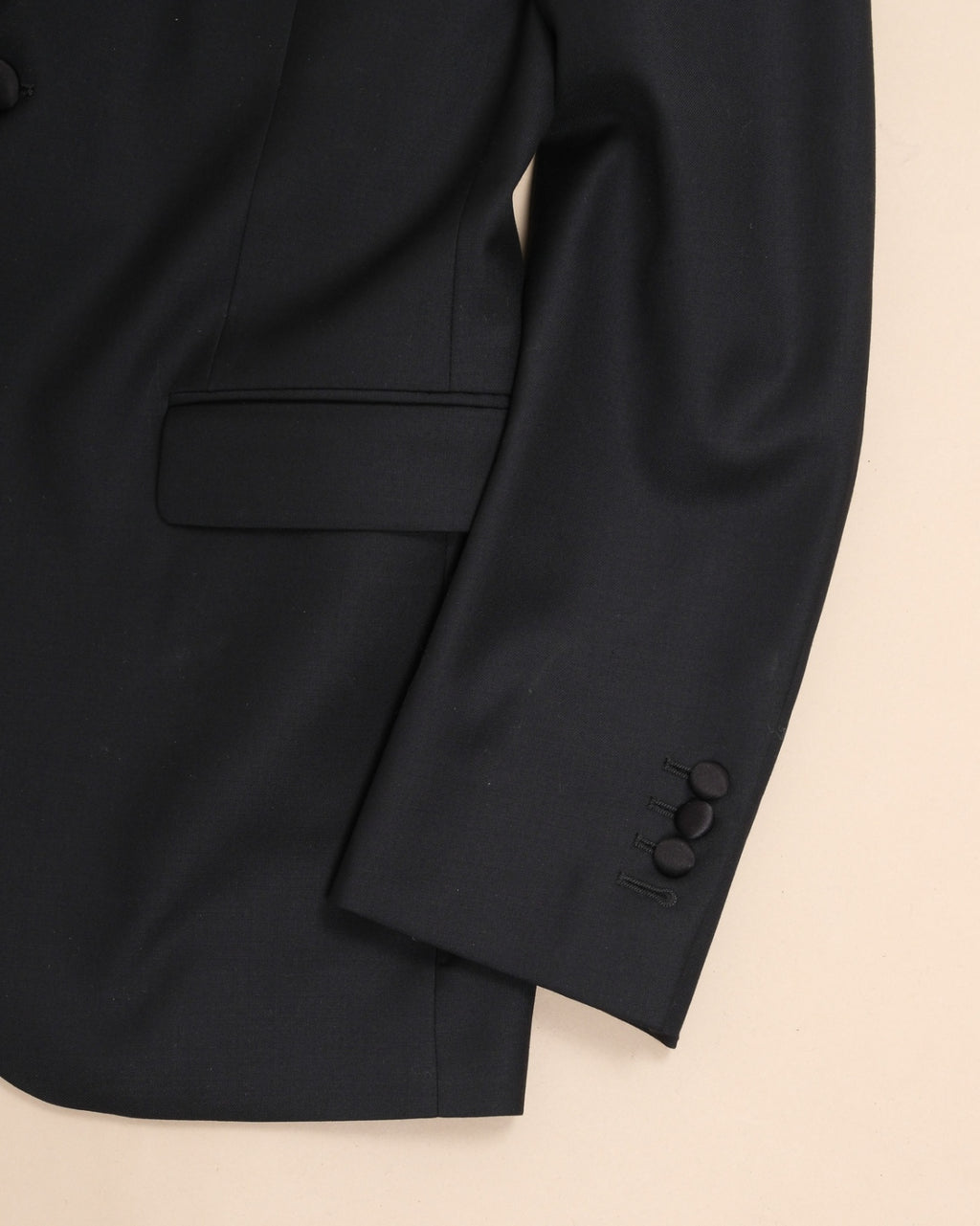 Black Super 120's Wool Tuxedo