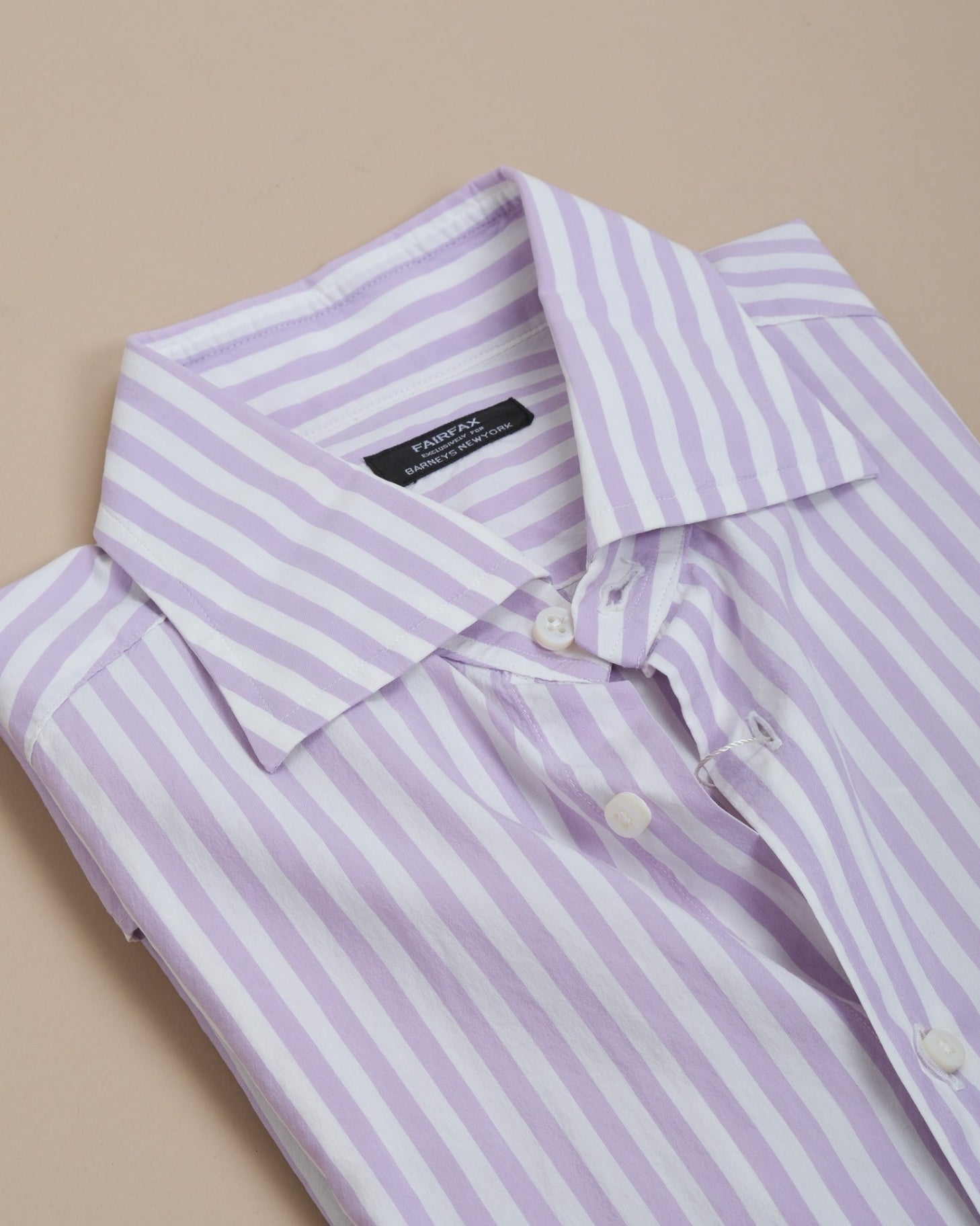 Purple Bengal Striped Cotton & Silk Shirt