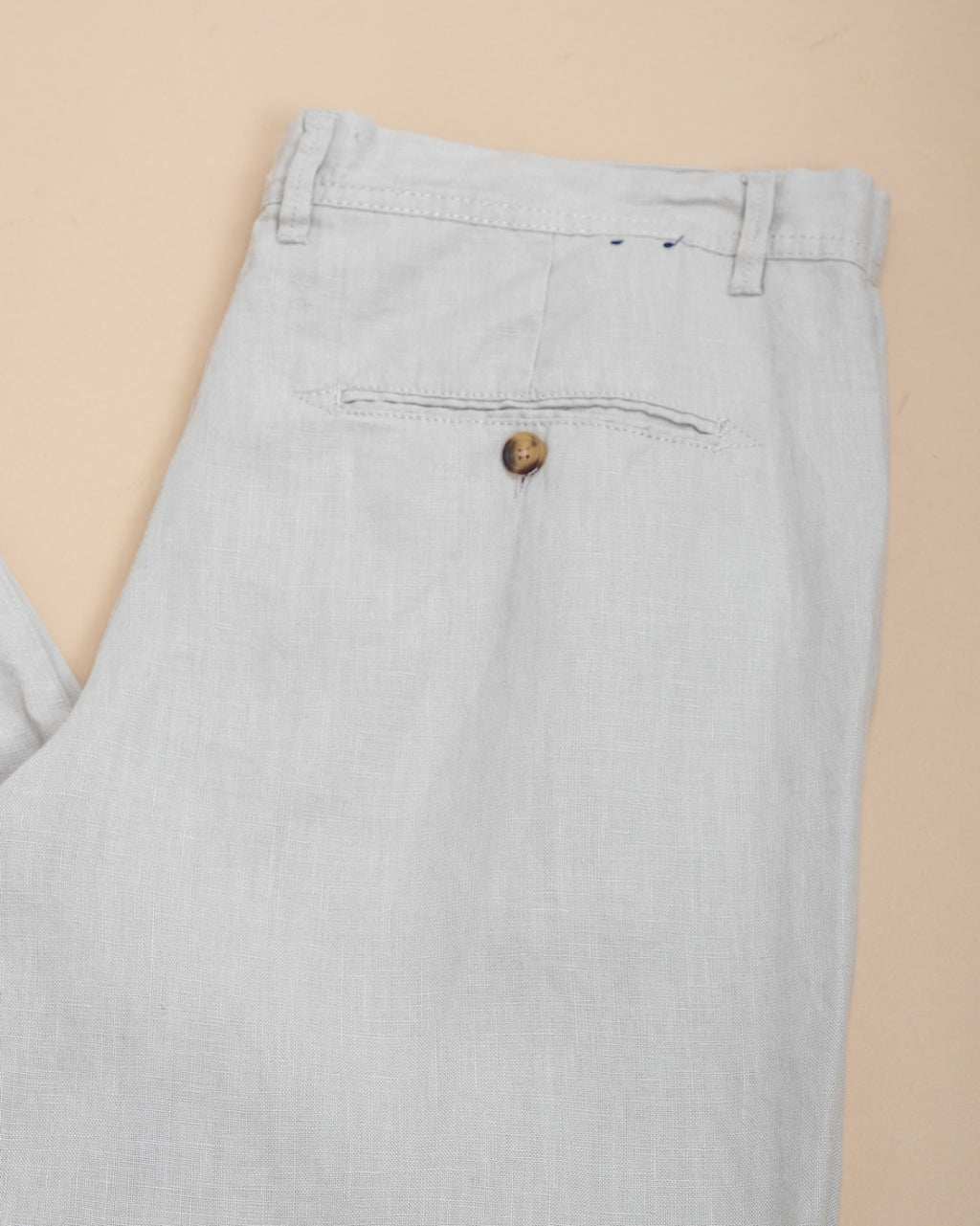Light Beige Linen Trousers