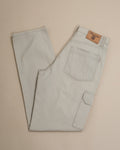 Light Beige Cotton Workwear Trousers