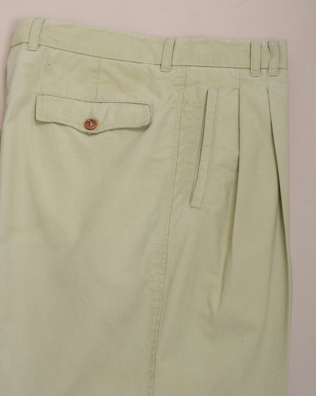 Beige Cotton Trousers
