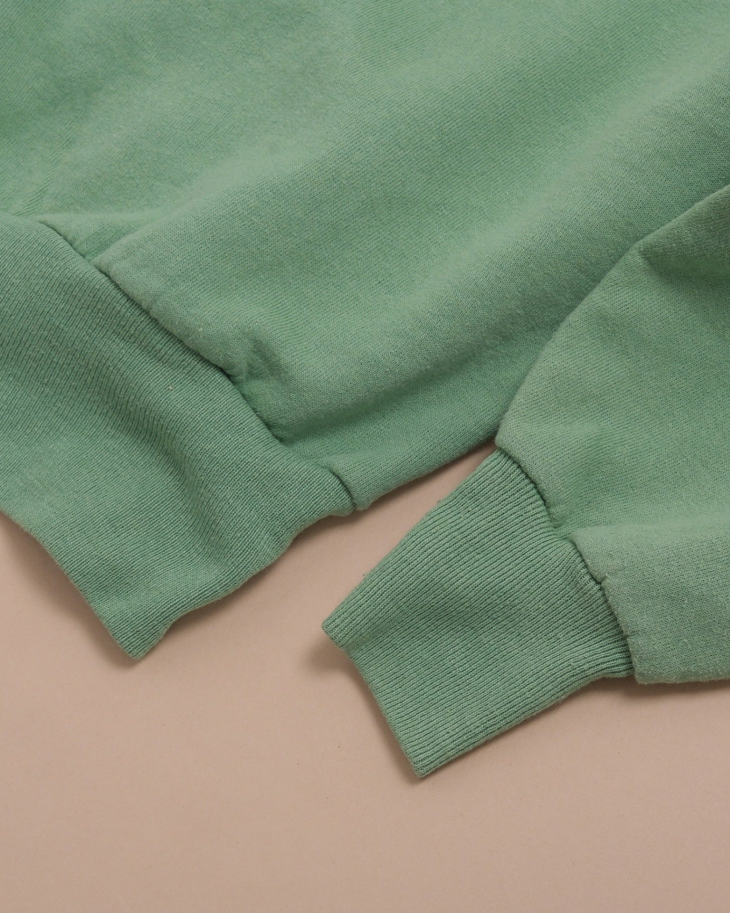 Faded Green Sweatshirt, Made in USA