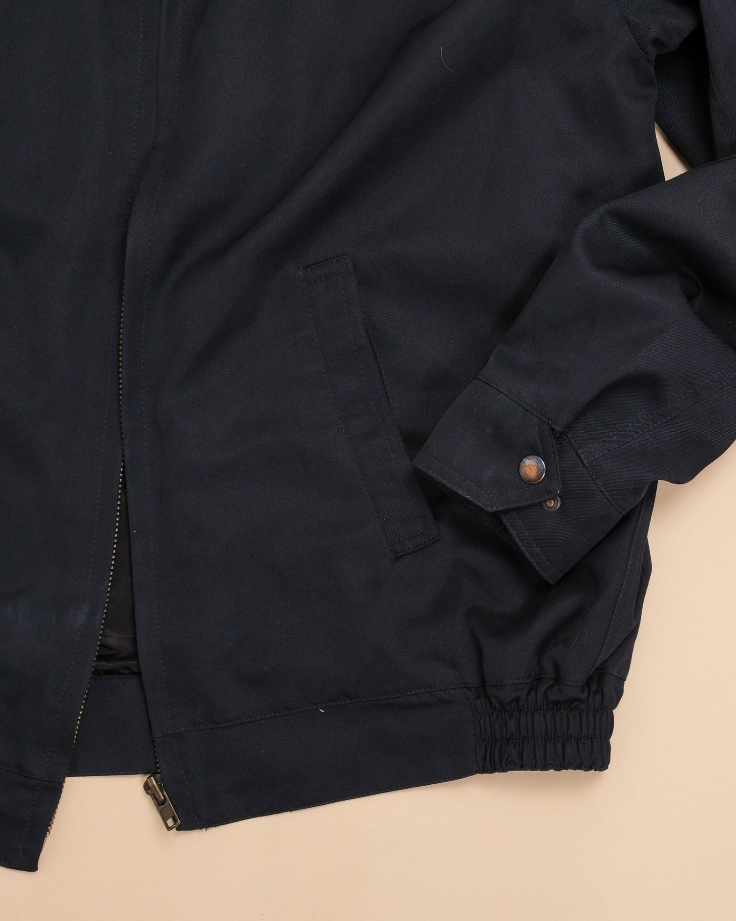 Navy Lightweight Virgin Wool Marine Jacket