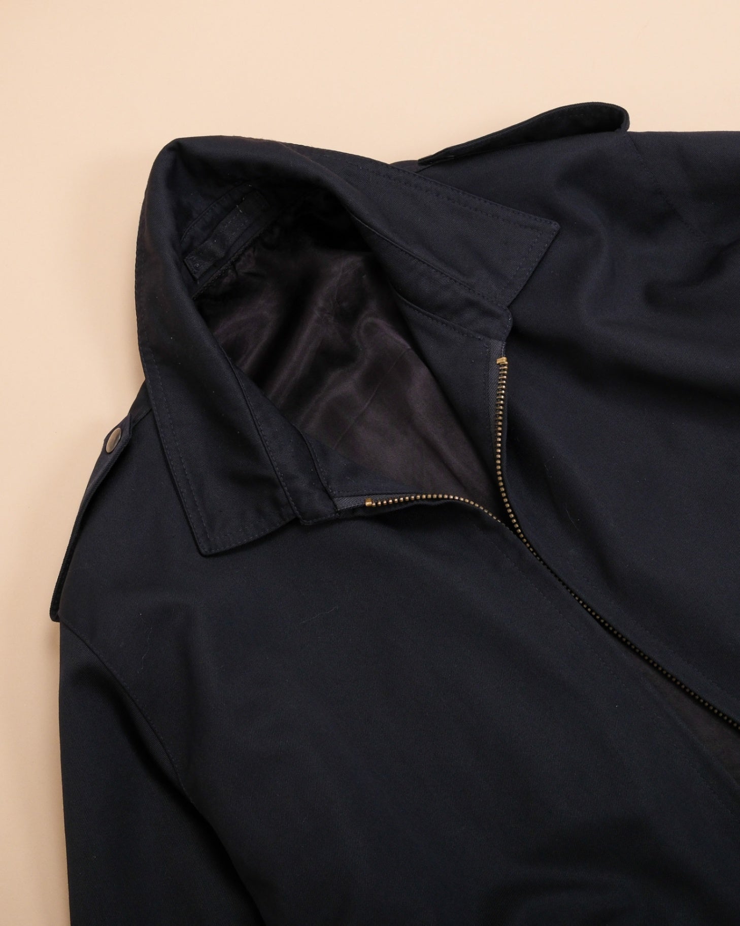 Navy Lightweight Virgin Wool Marine Jacket