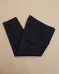 Dark Navy Cotton Twill Trousers