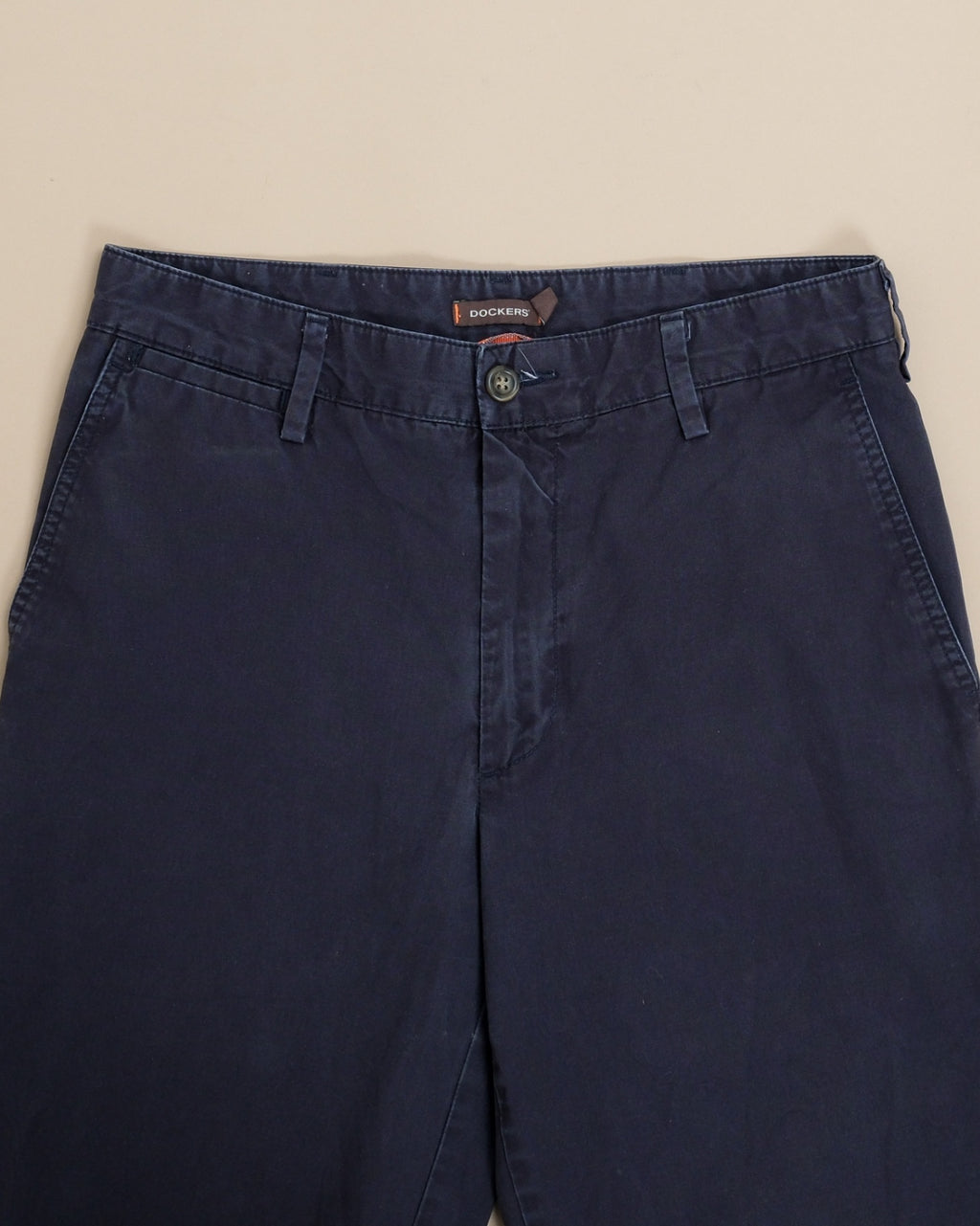 Faded Navy Straight Fit Chinos