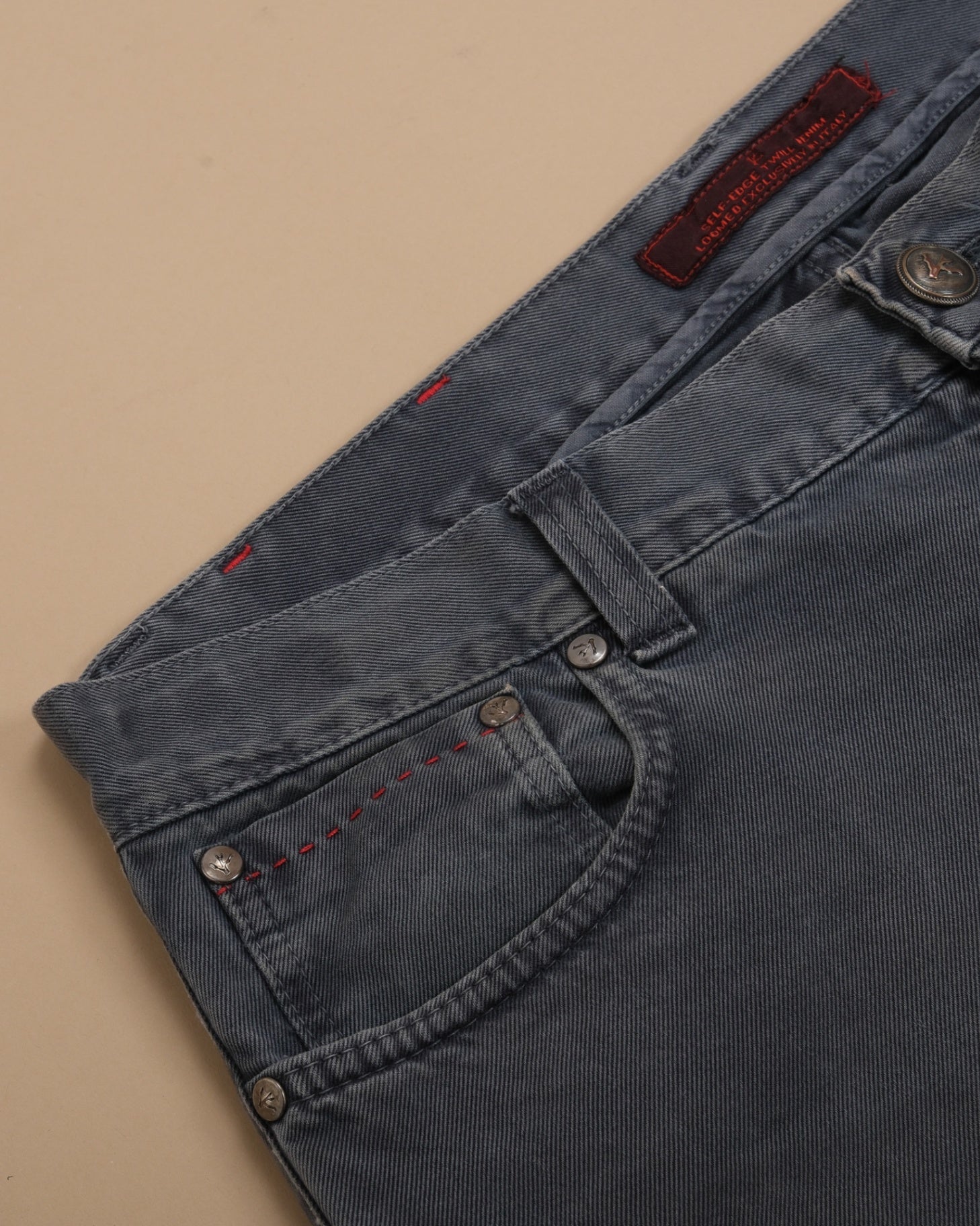 Grey Selvedge Denim Jeans