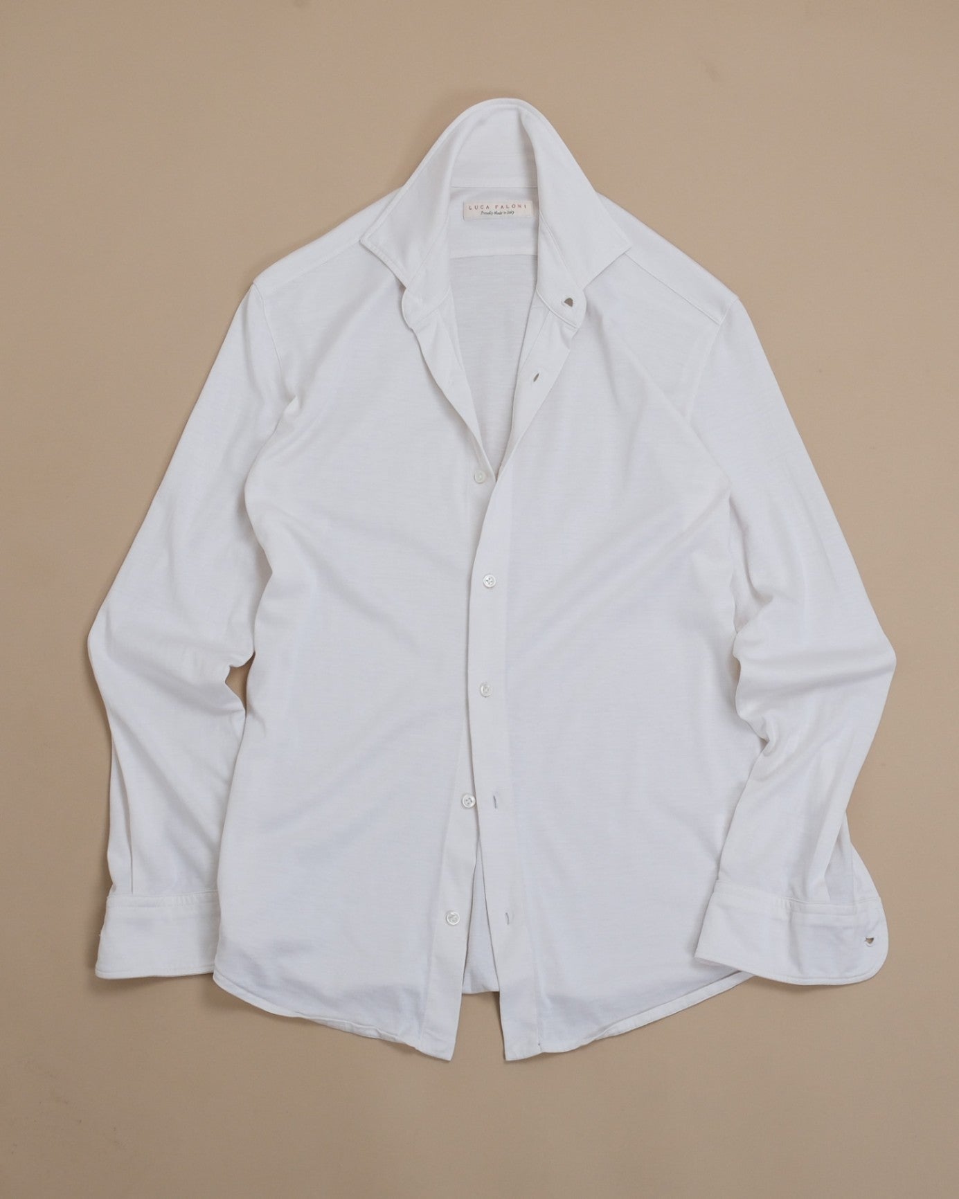 Cream Lightweight Silk & Cotton Shirt