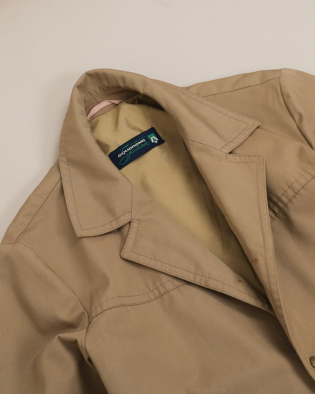 Dark Khaki Camp-Collar Work Jacket