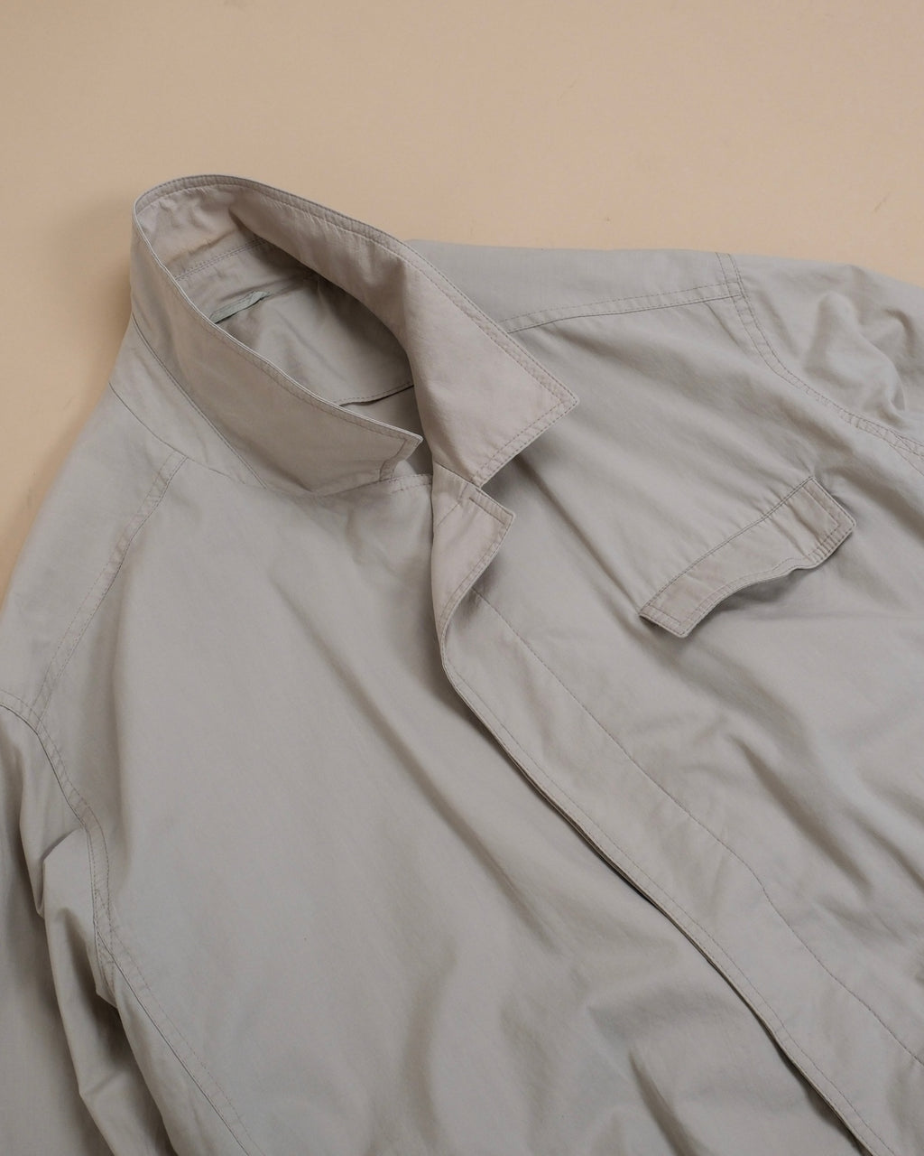 Light Beige Cotton Blouson