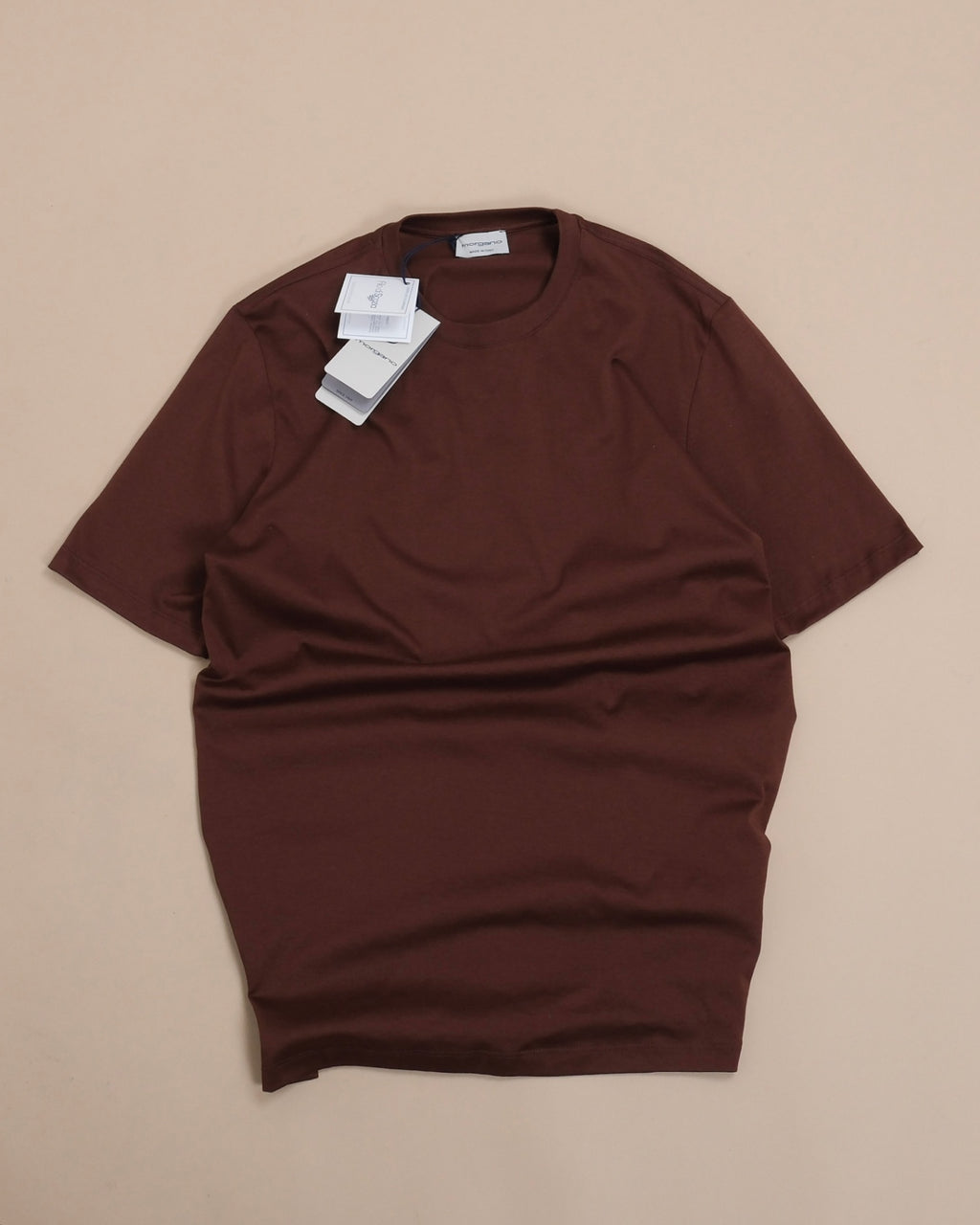 Brown Filo di Scozia T-Shirt
