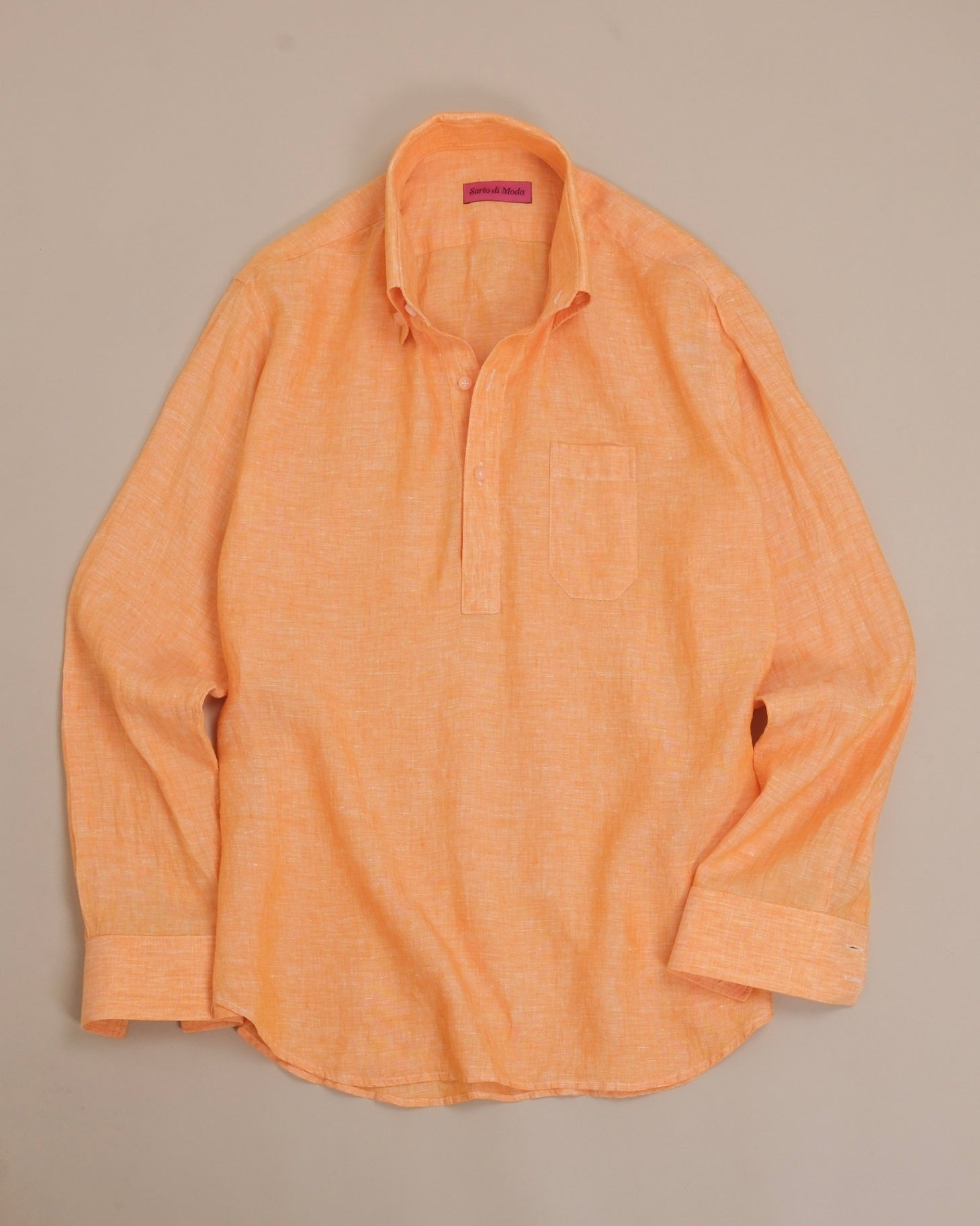 Peach Linen BD. Popover