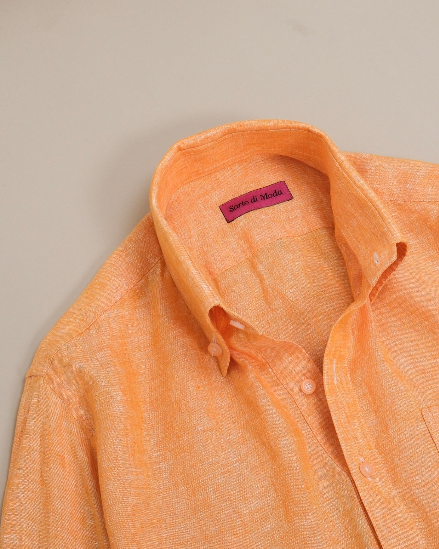 Peach Linen BD. Popover