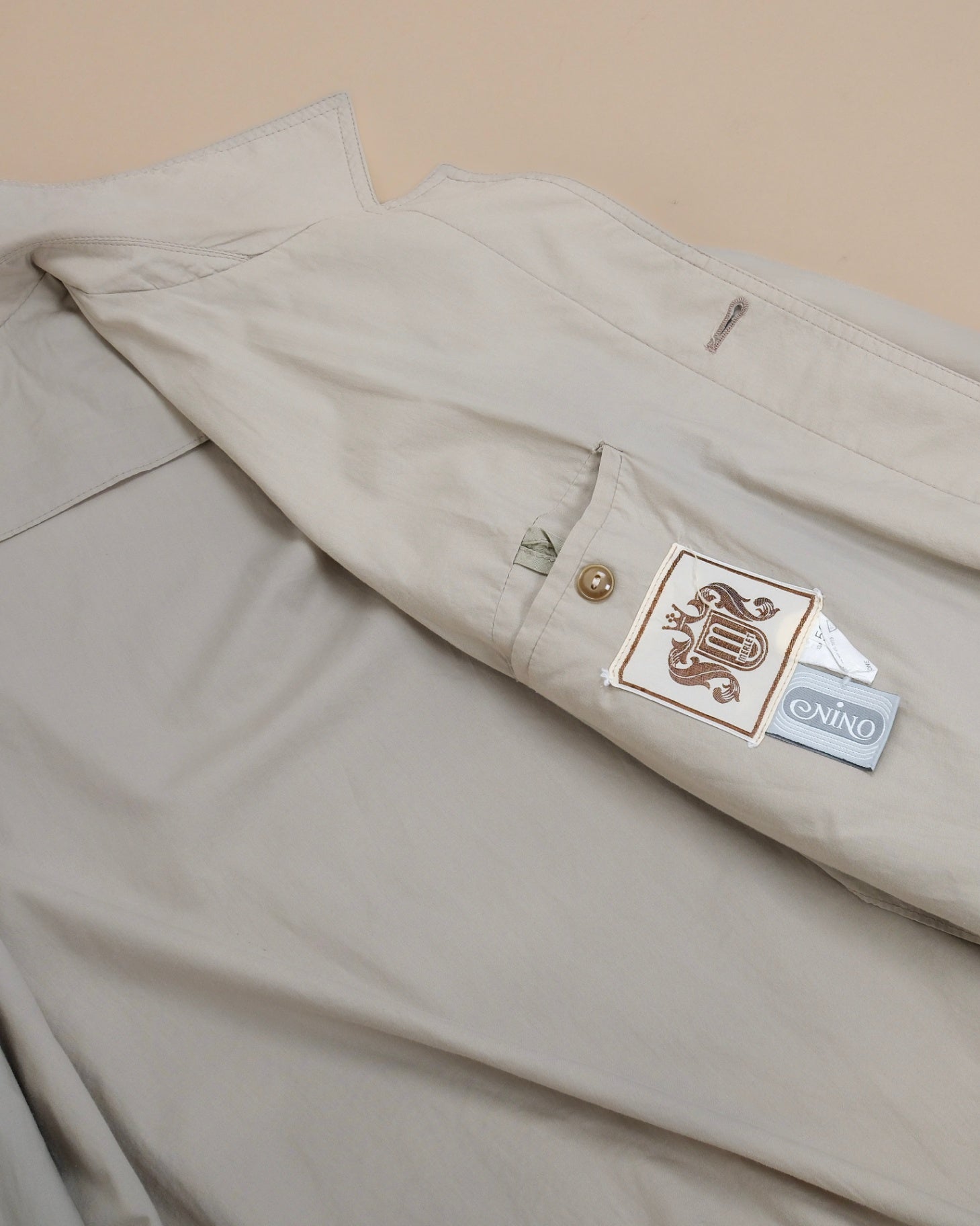 Light Beige Cotton Blouson