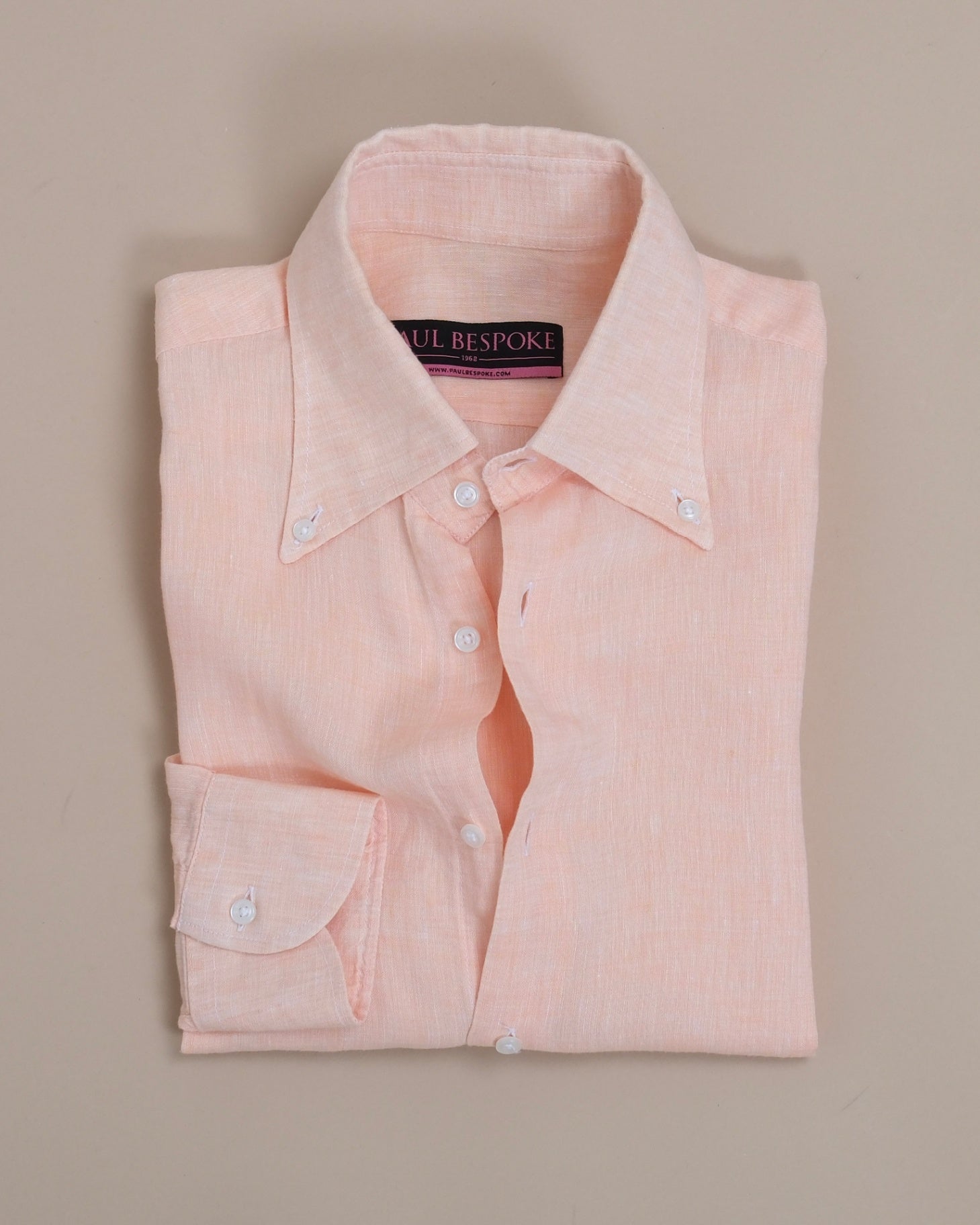 Coral BD. Linen Shirt