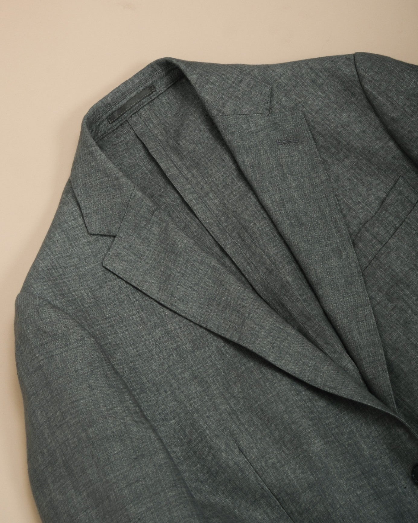 Green Linen Suit