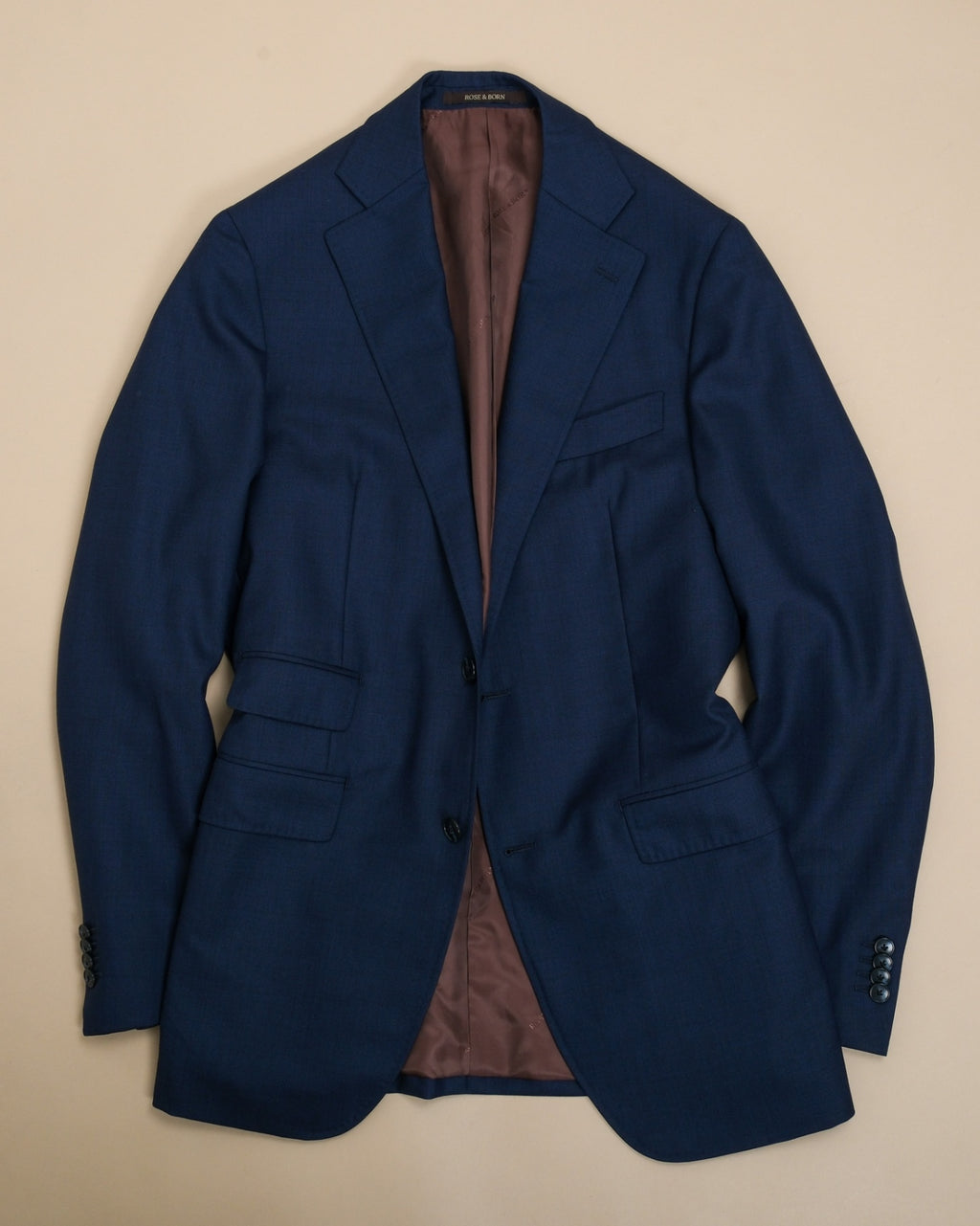 Navy Fine Worsted 2-Piece Suit