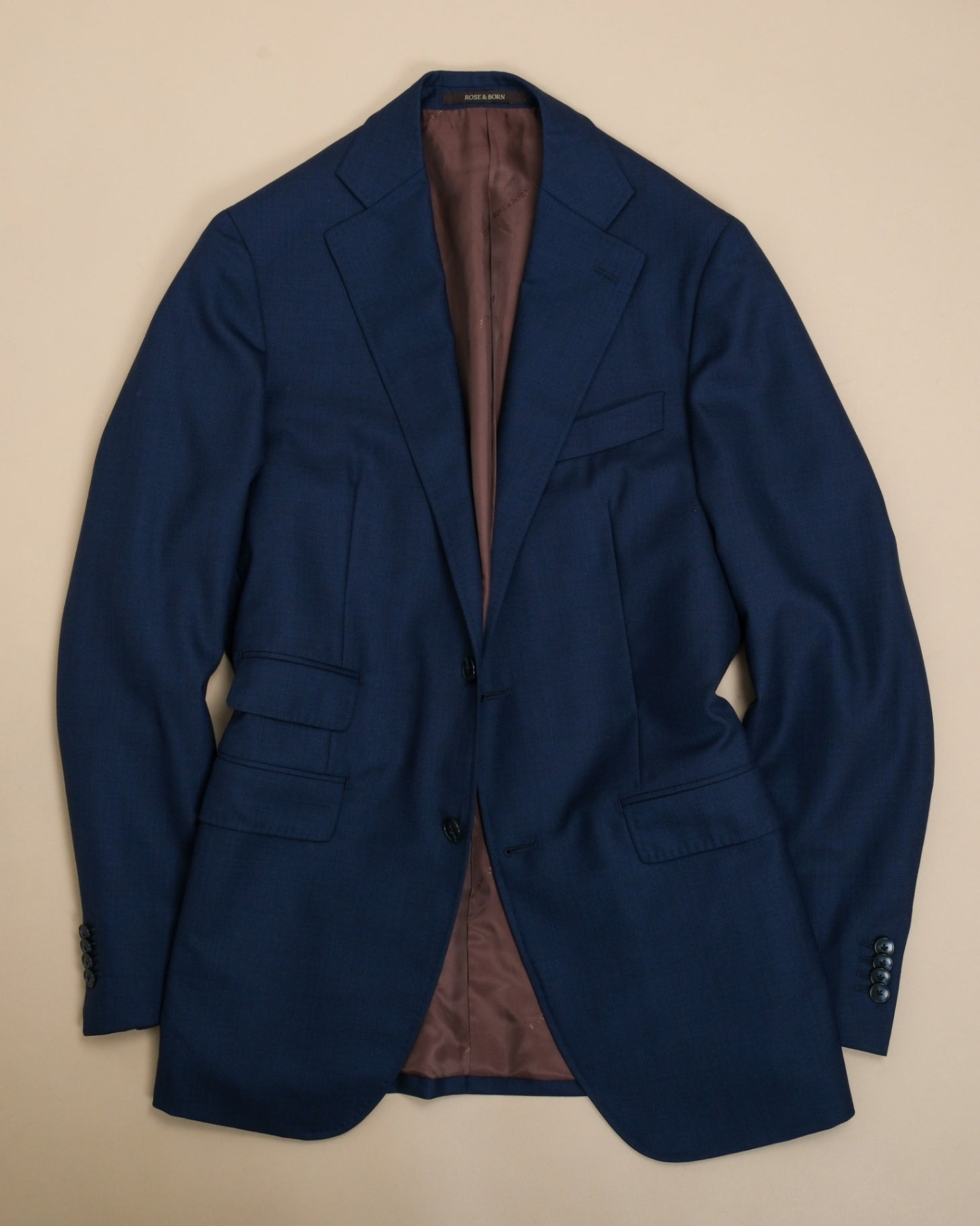 Navy Fine Worsted 2-Piece Suit