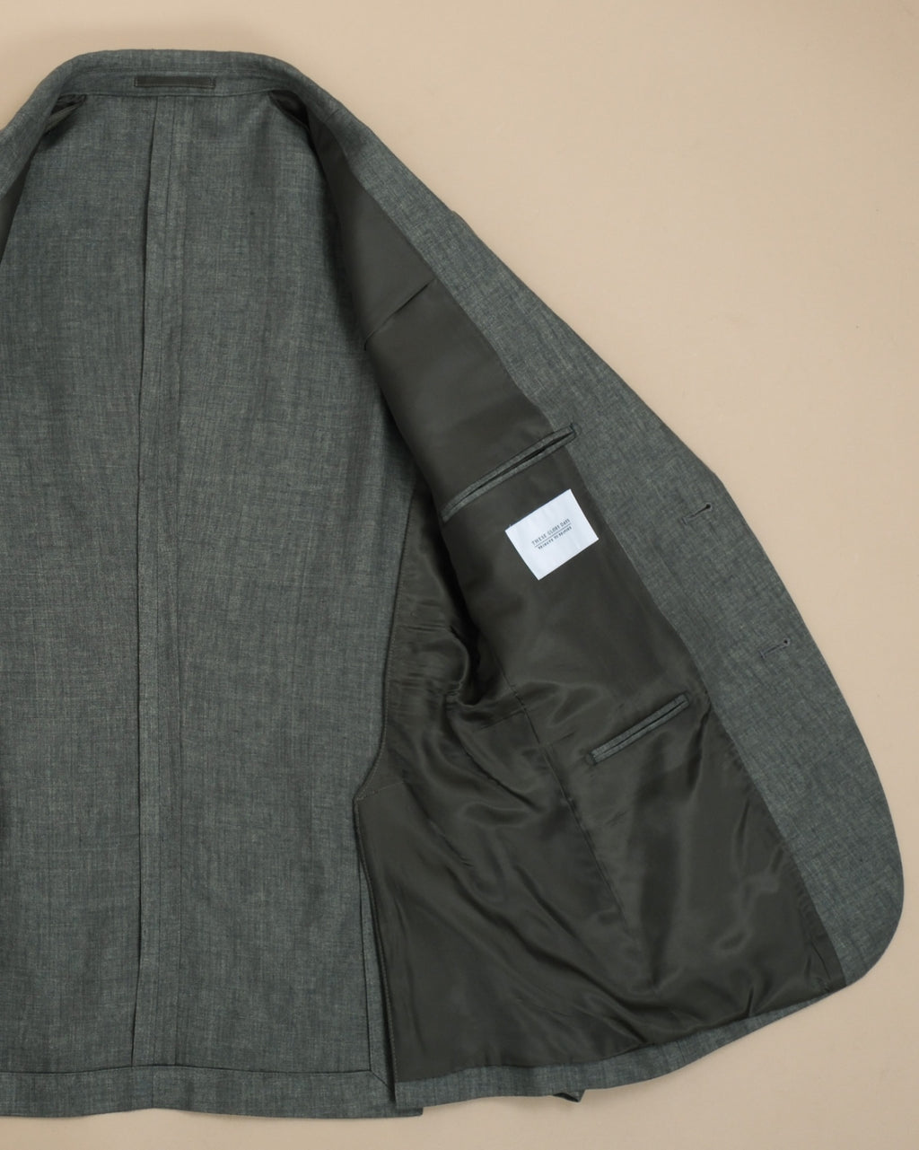 Green Linen Suit