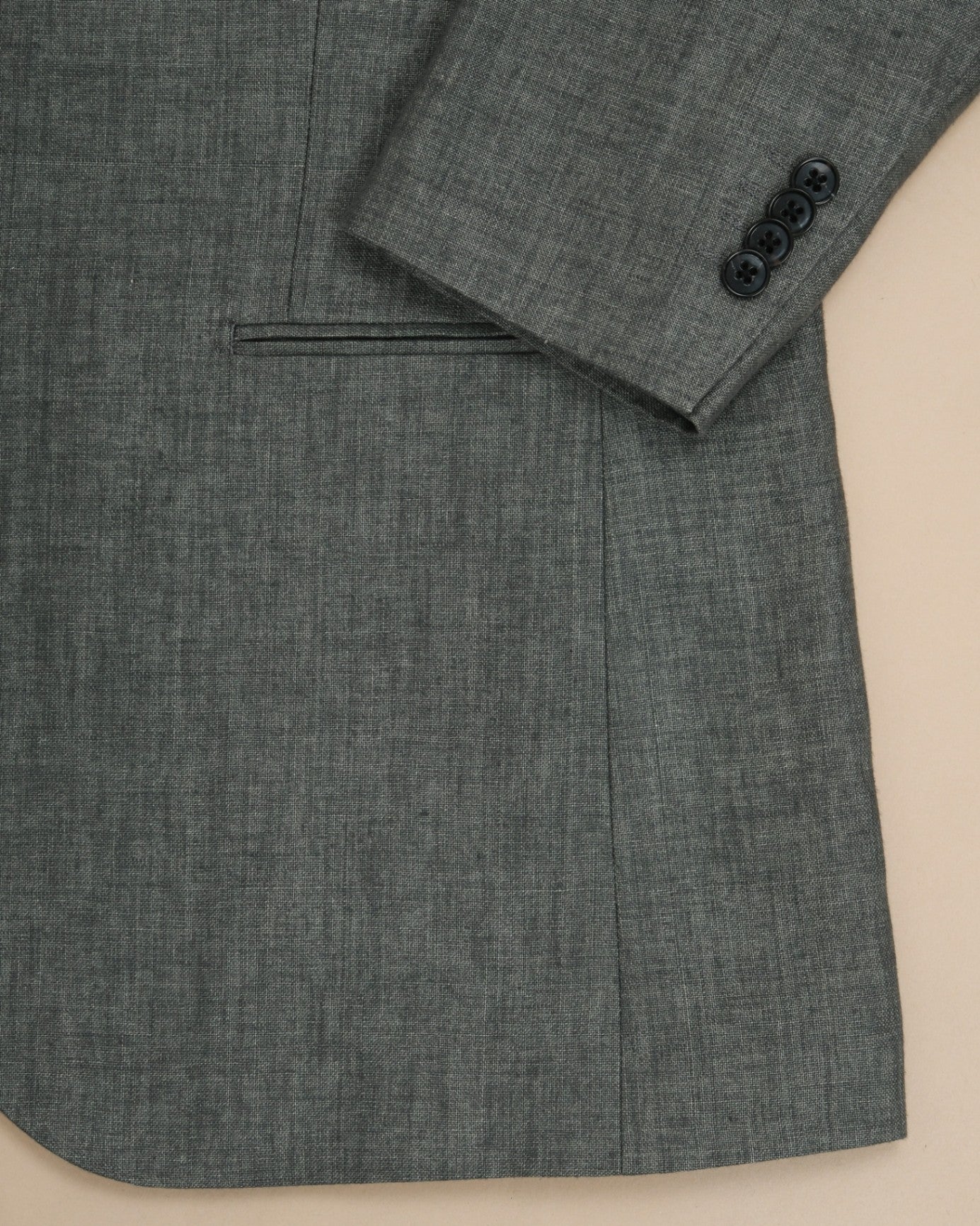 Green Linen Suit