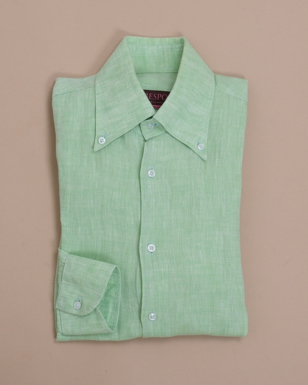 Pale Green BD. Linen Shirt