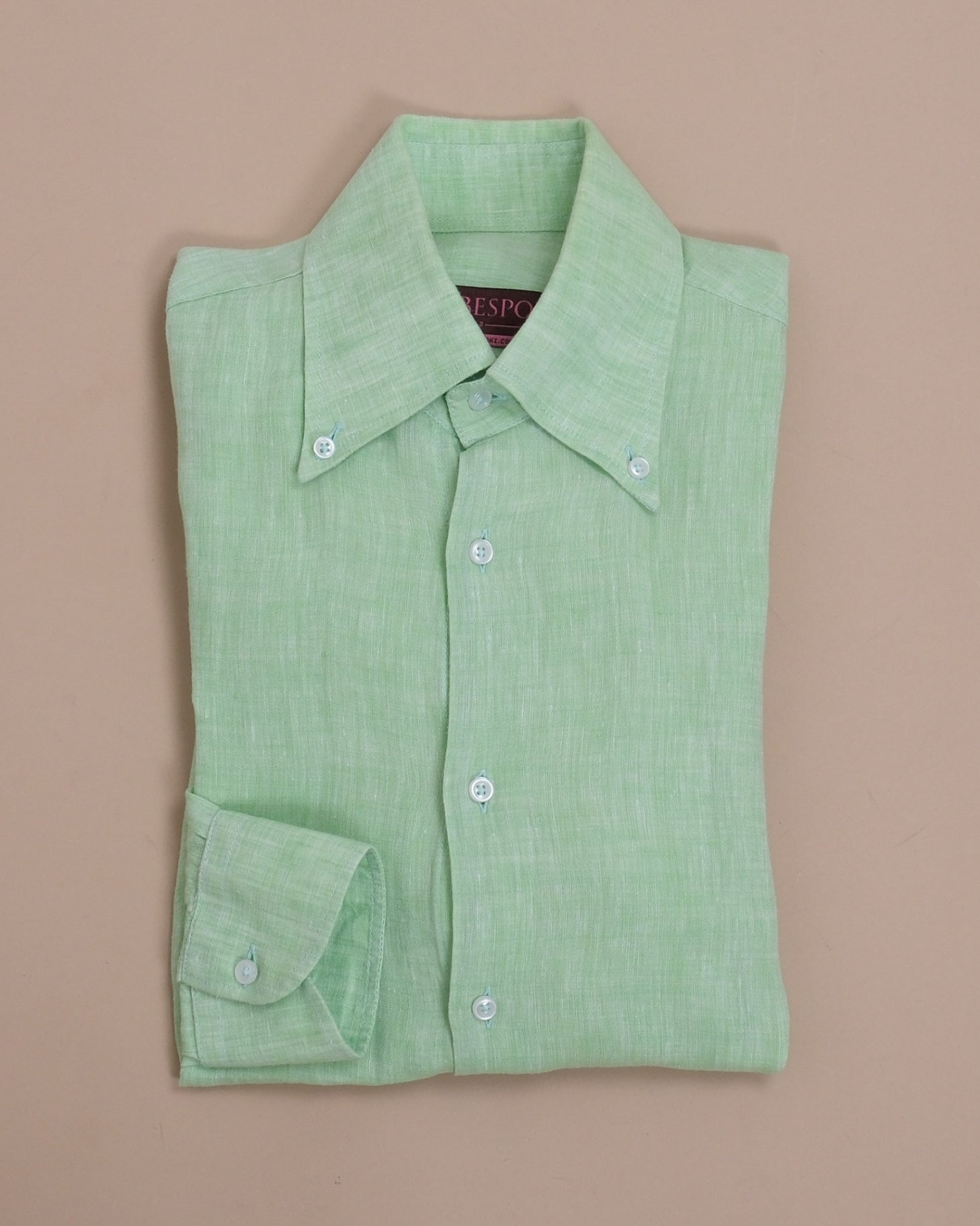 Pale Green BD. Linen Shirt