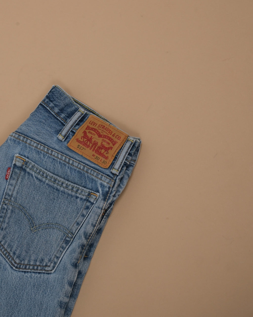 Light Wash Mid-Rise 517 Denim
