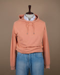 Faded Coral Cotton Hoodie