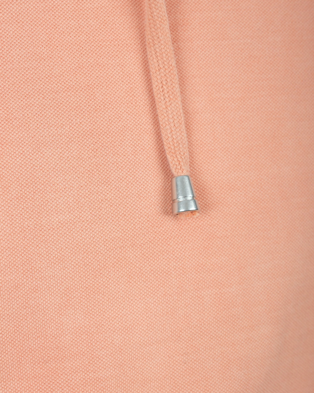Faded Coral Cotton Hoodie