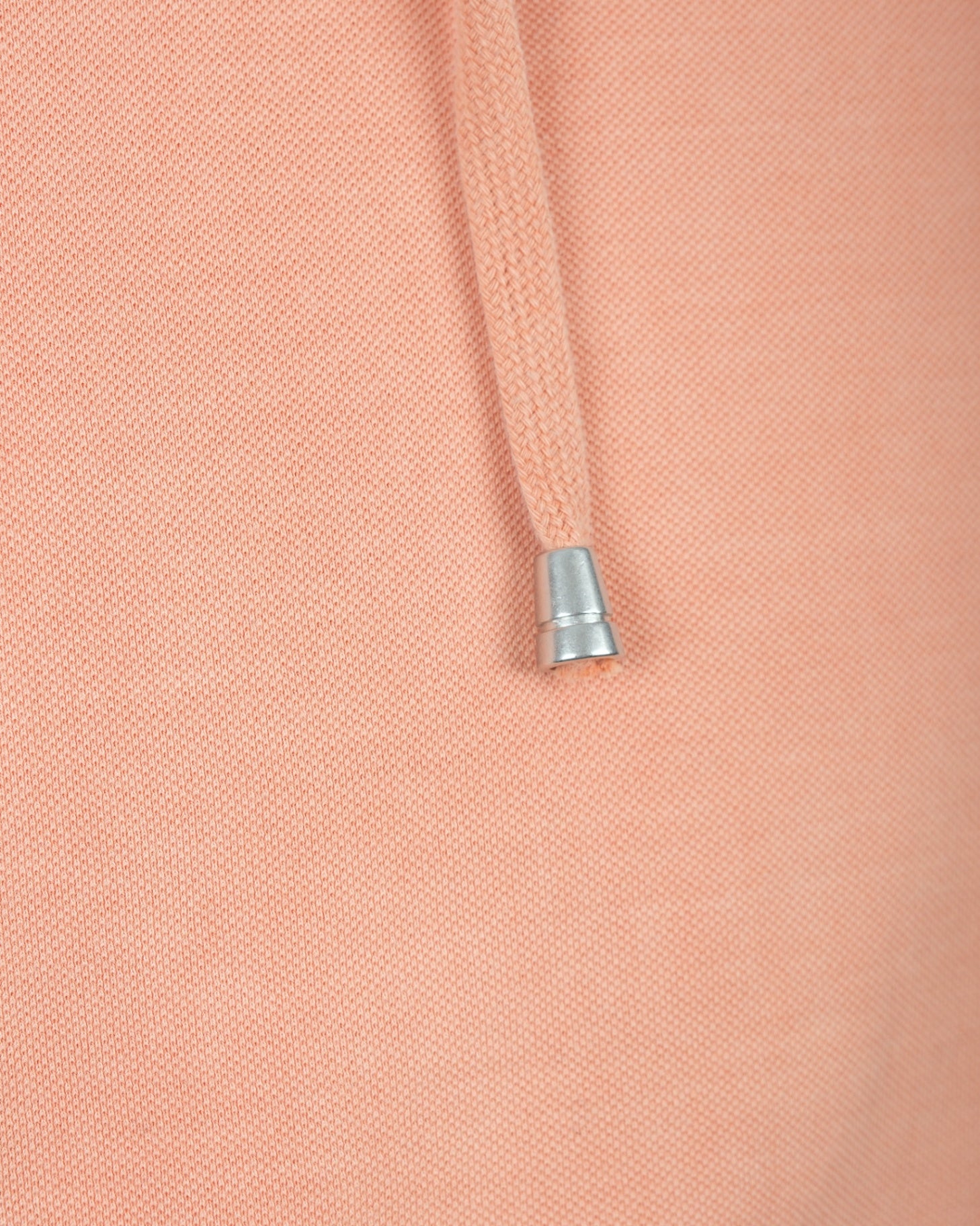 Faded Coral Cotton Hoodie
