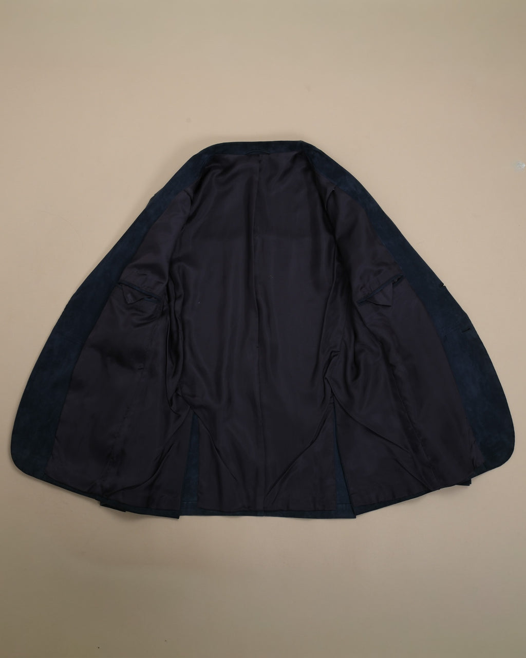 Navy Suede Nappa Sports Jacket