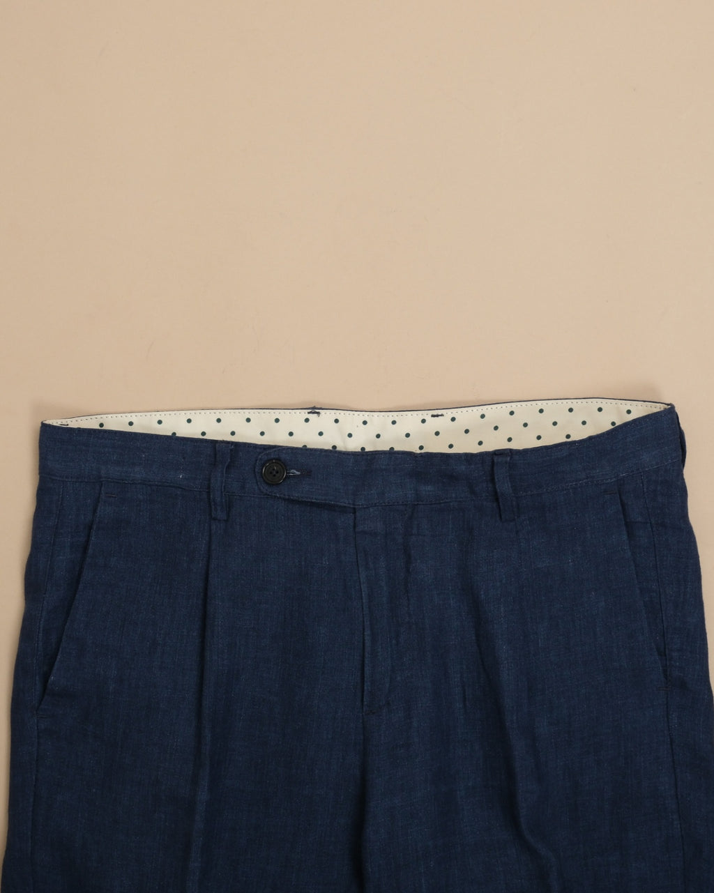 Navy Linen Unconstructed Suit