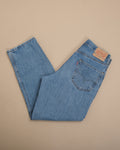 Light Wash High-Rise Denim