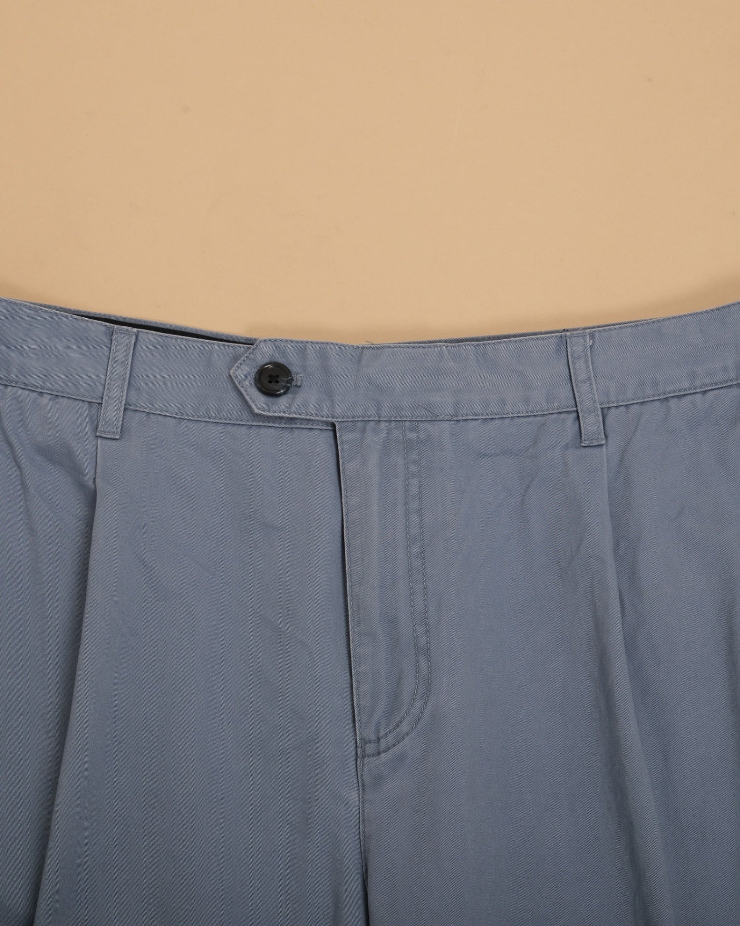 Blue Cotton twill Trousers