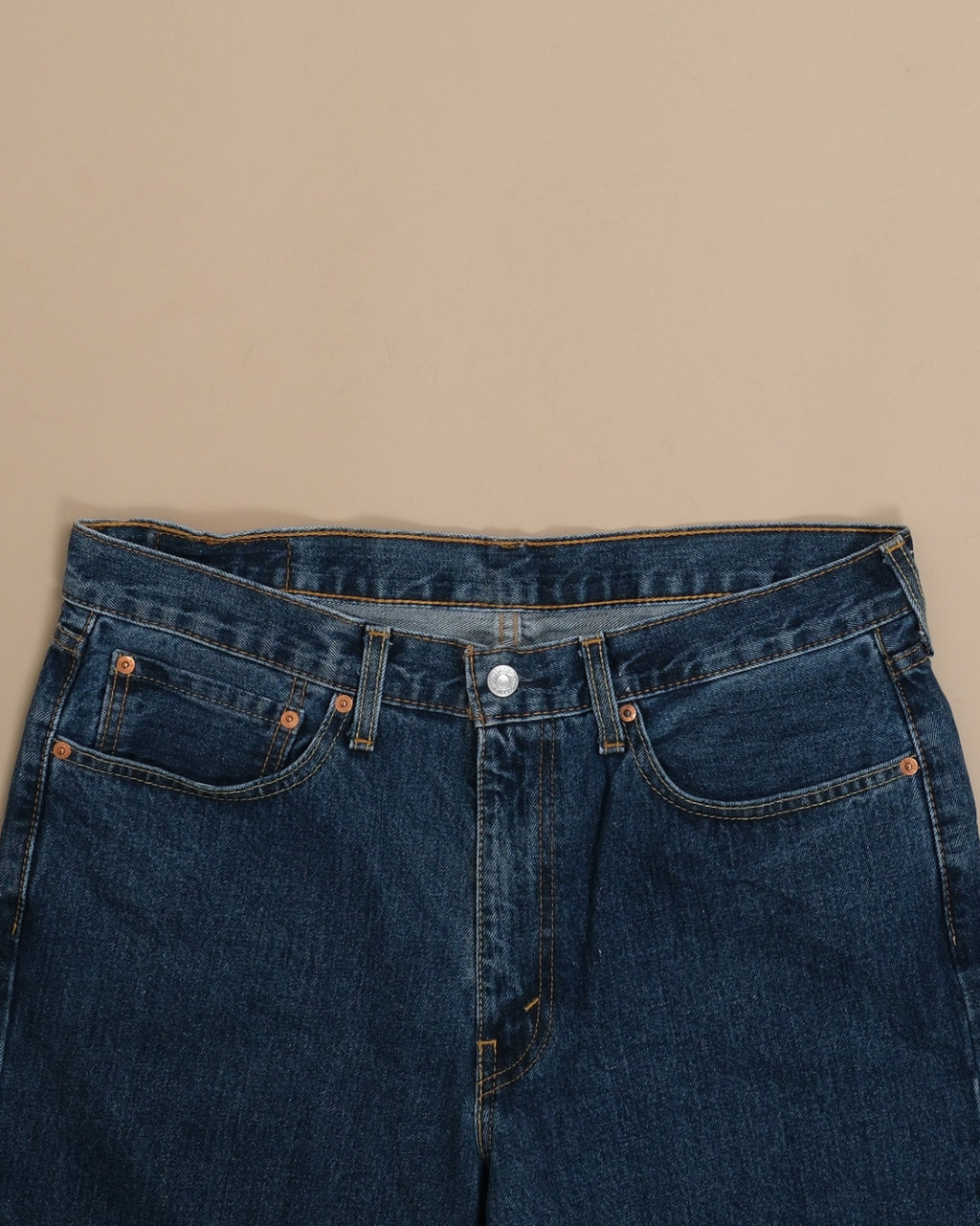 Dark Wash High-Rise 550 Jeans