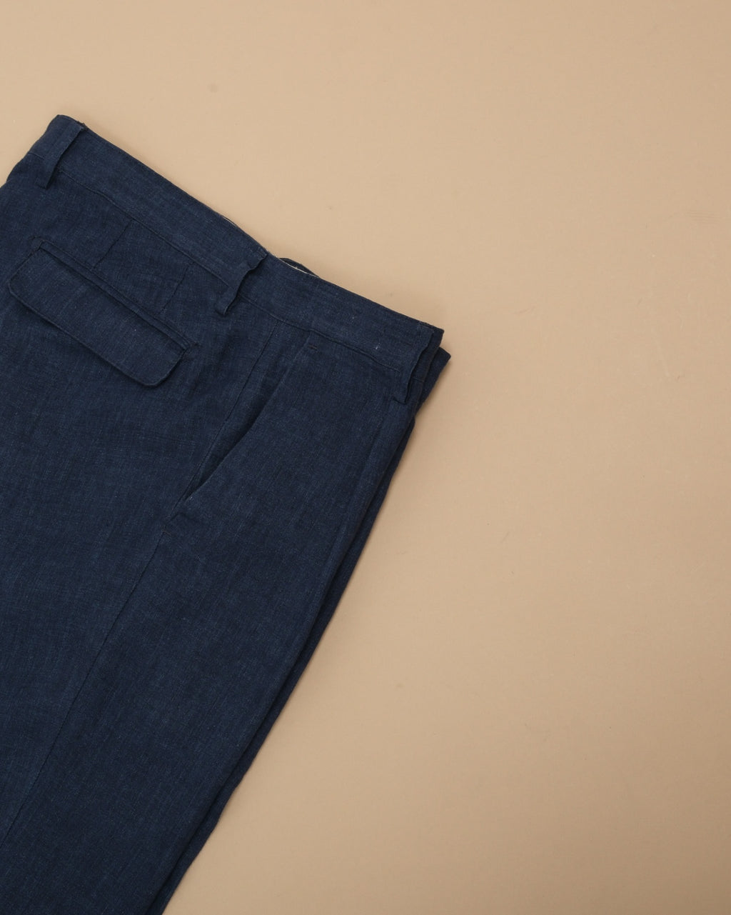Navy Linen Unconstructed Suit