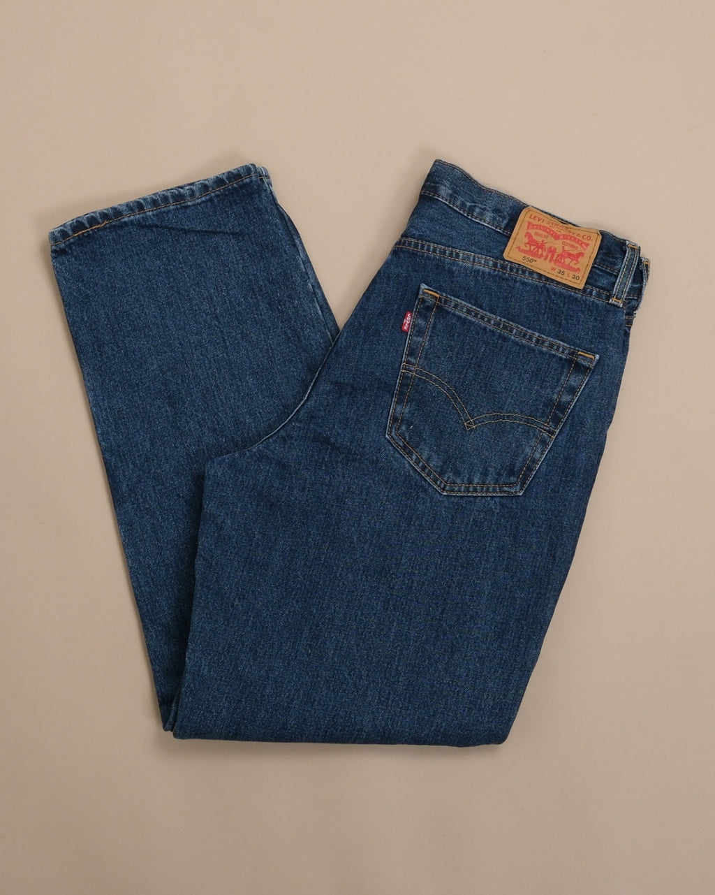Dark Wash High-Rise 550 Jeans