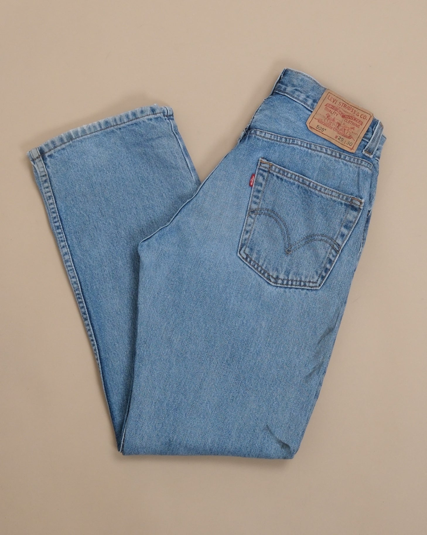 Blue Denim Straight Fit 505 Jeans