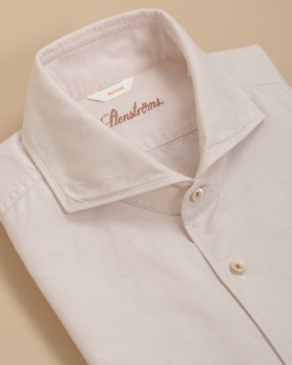 Peach Beige Oxford Cotton Shirt