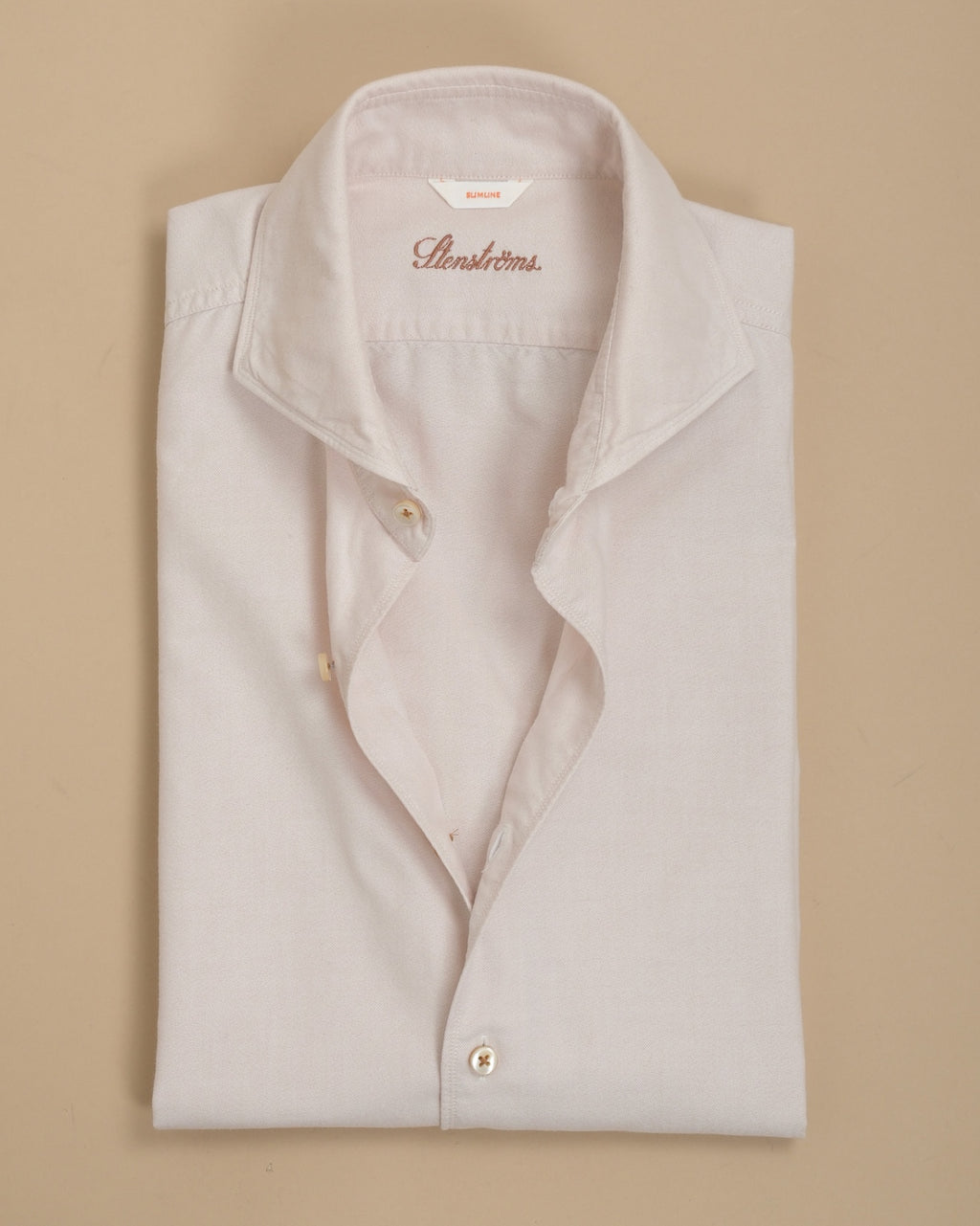 Peach Beige Oxford Cotton Shirt