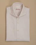 Peach Beige Oxford Cotton Shirt