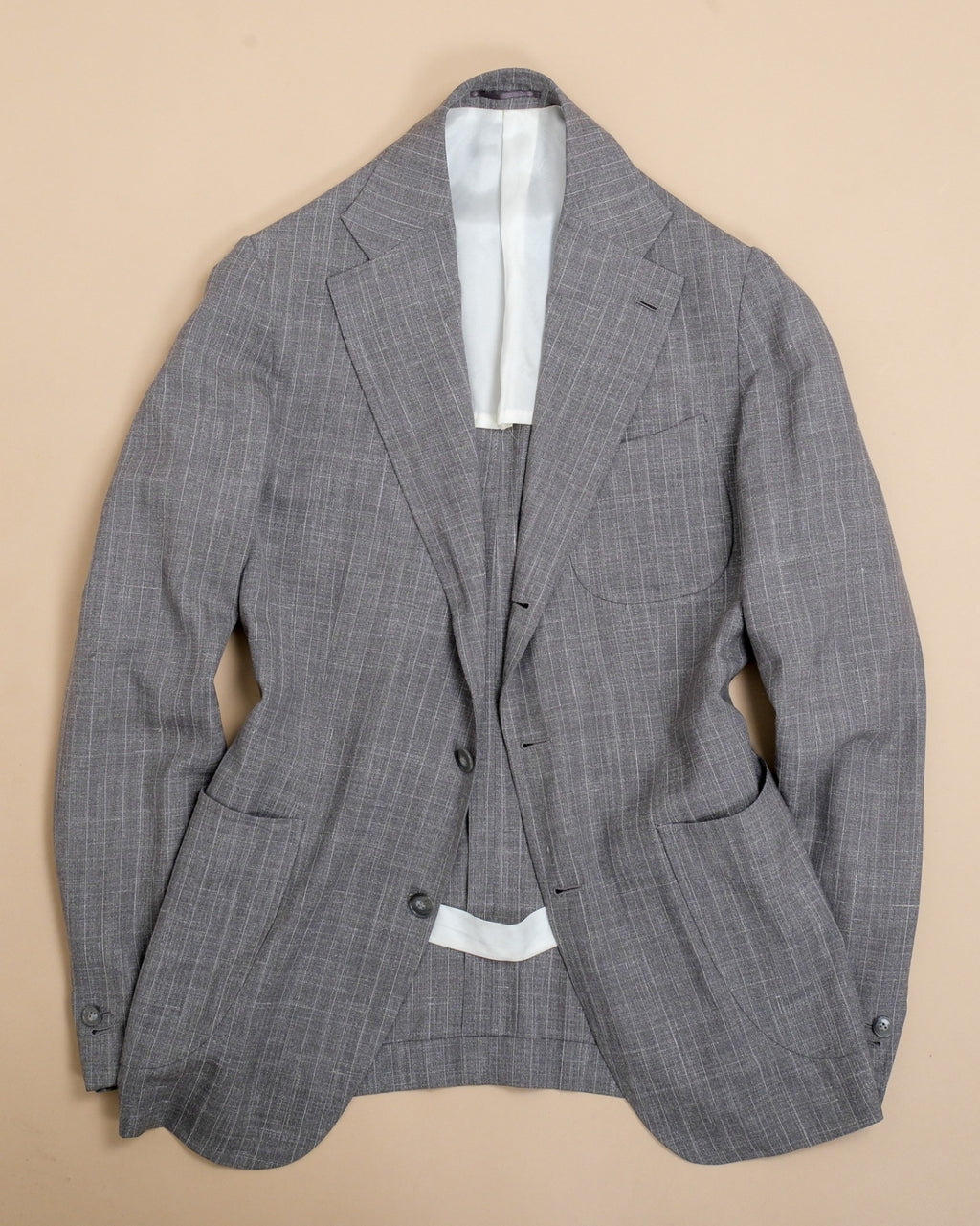 Grey Chalk Stripe LP Summertime Sports Jacket