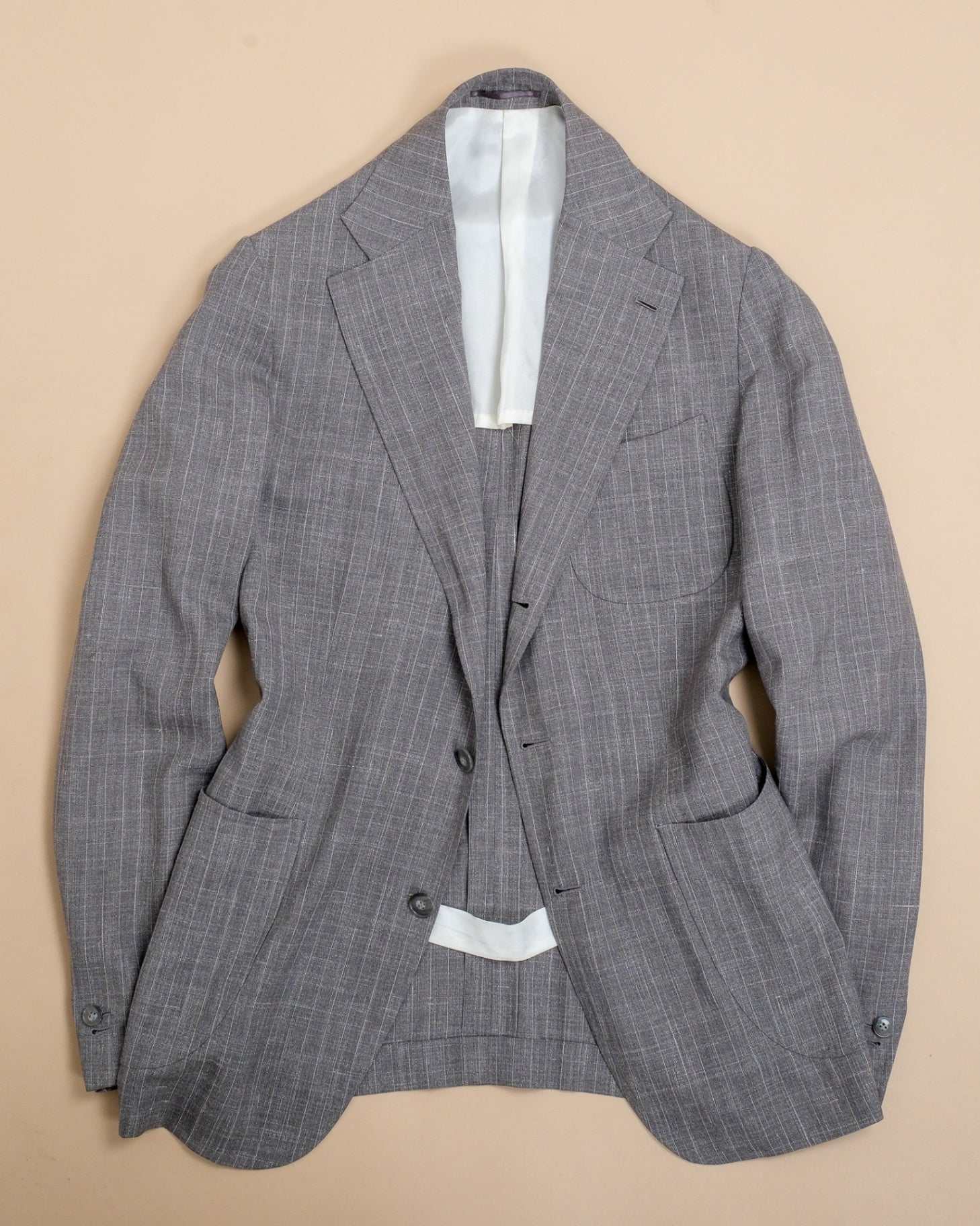 Grey Chalk Stripe LP Summertime Sports Jacket